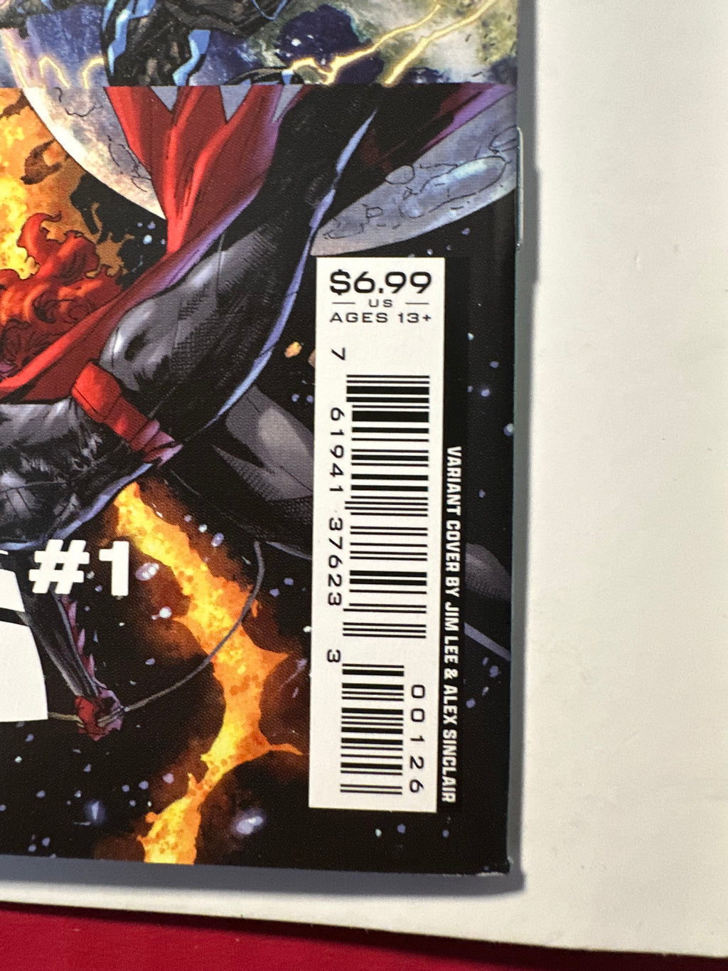 Dark Crisis, Vol. 1 #1 (2022) Jim Lee Homage Card Stock Cover Signed by Joshua Williamson by Ugly Monkey Comics