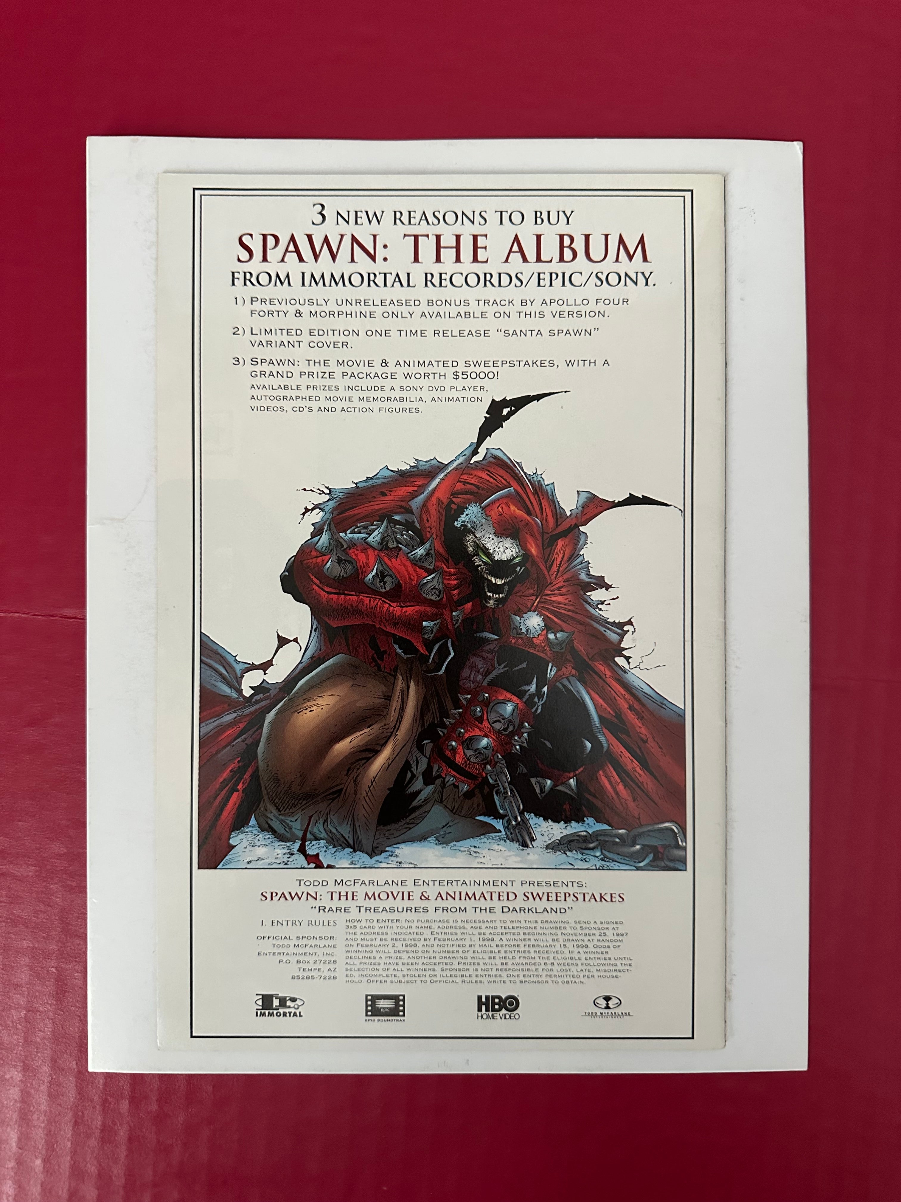 Curse of the Spawn #14A (1997) Direction by Ugly Monkey Comics