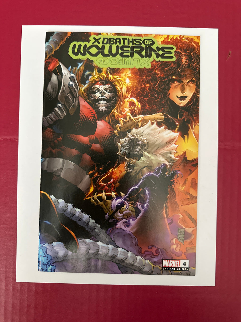 X Deaths of Wolverine #4 (Marvel Comics 2022) Exclusive Philip Tan Trade Dress Variant by Ugly Monkey Comics