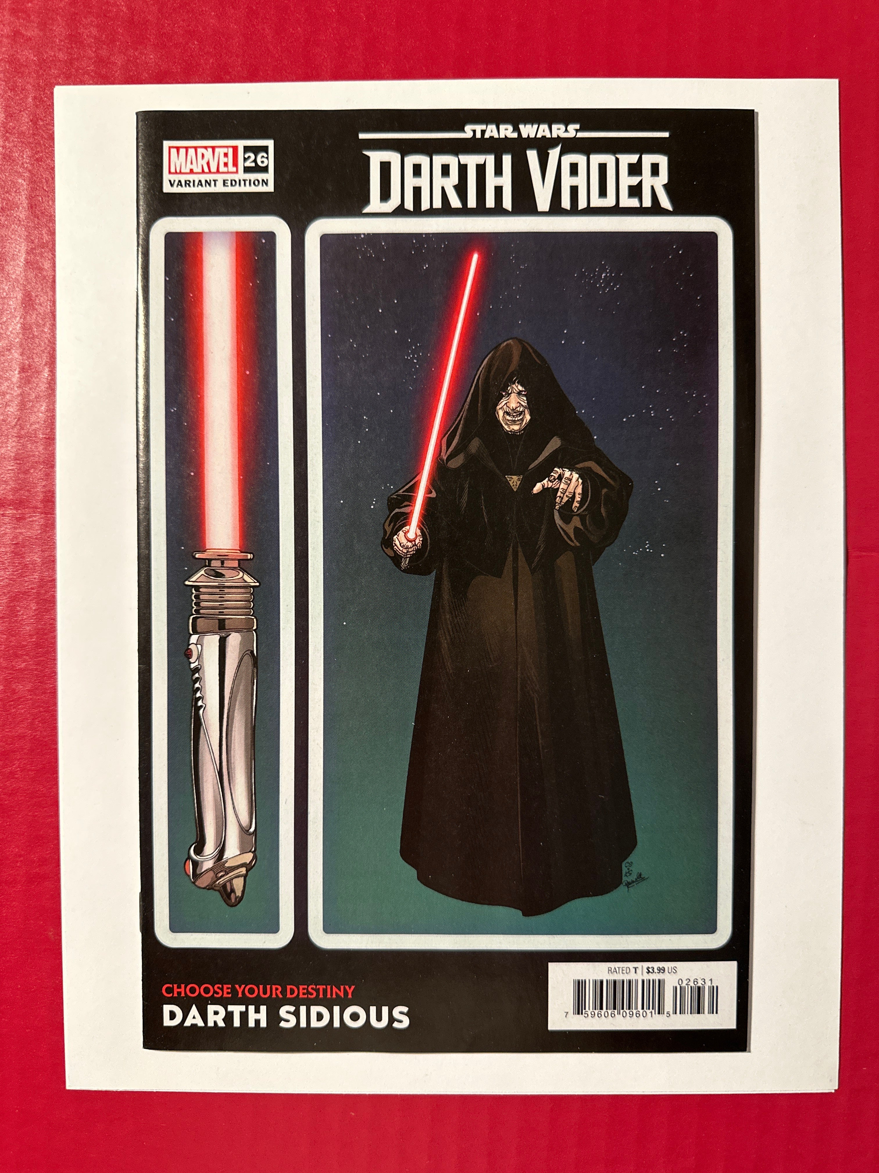 Star Wars Darth Vader Vol 3 26C Marvel Comics 2022 Into The Sand by Ugly Monkey Comics