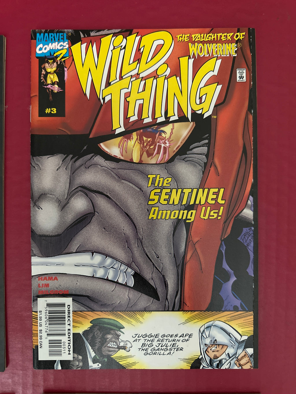 Lot of 4 Wild Thing Comics Vol. 2 #2, 3, 4, 5 (Marvel Comics 1999) by Ugly Monkey Comics