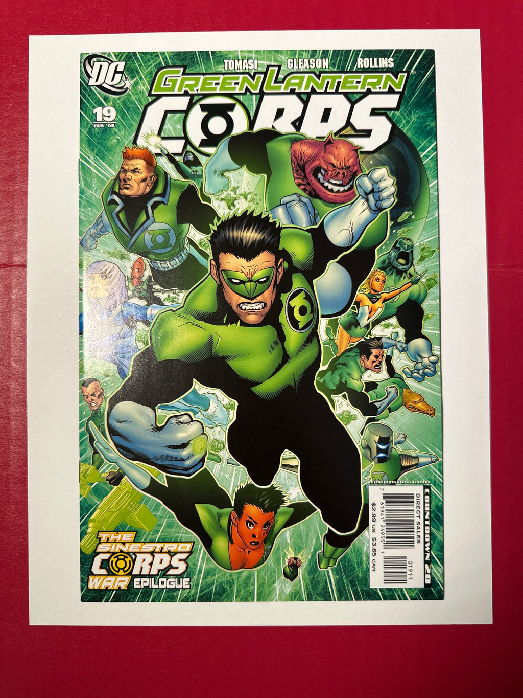 Green Lantern Corps, Vol. 1 #19 (DC Comics 2007) Patrick Gleason Regular by Ugly Monkey Comics