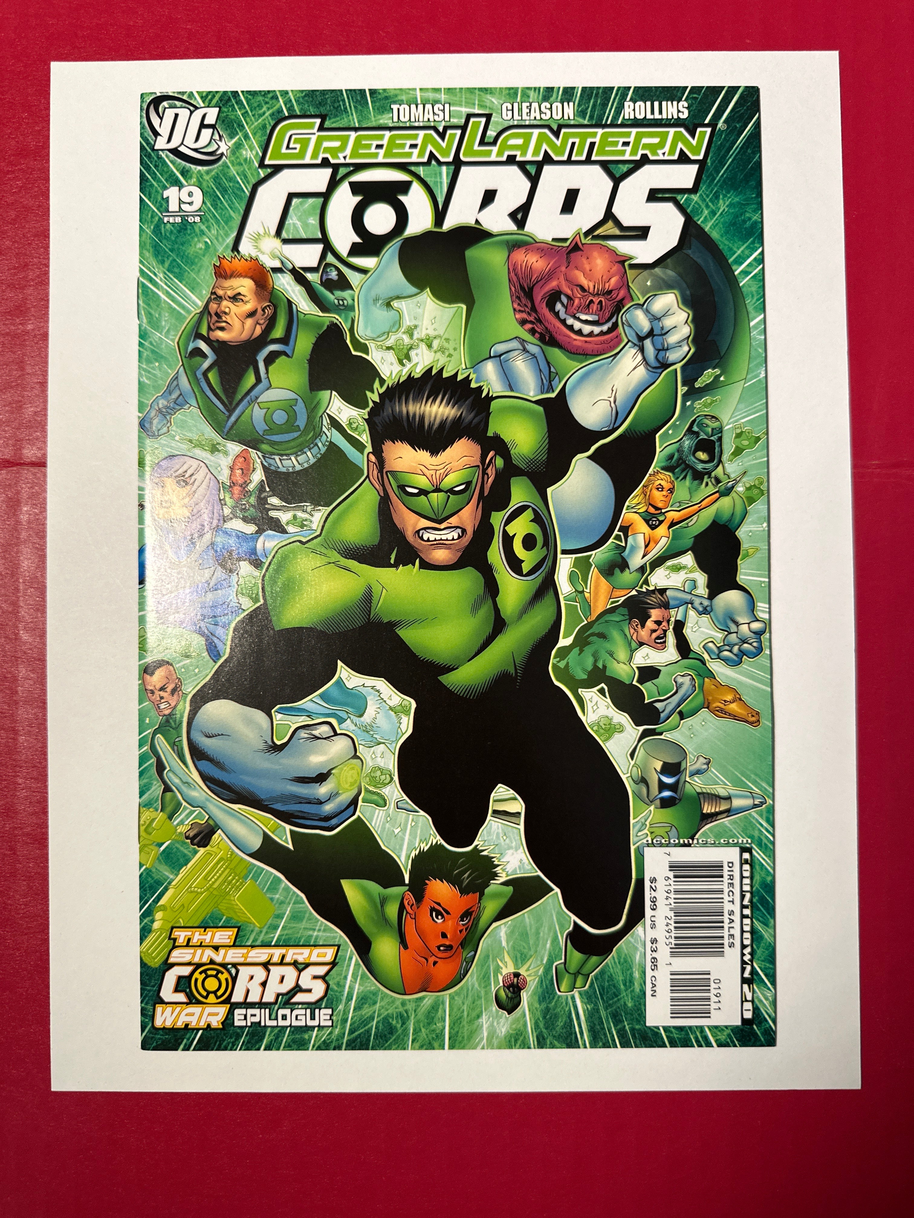 Green Lantern Corps, Vol. 1 #19 (DC Comics 2007) Patrick Gleason Regular by Ugly Monkey Comics