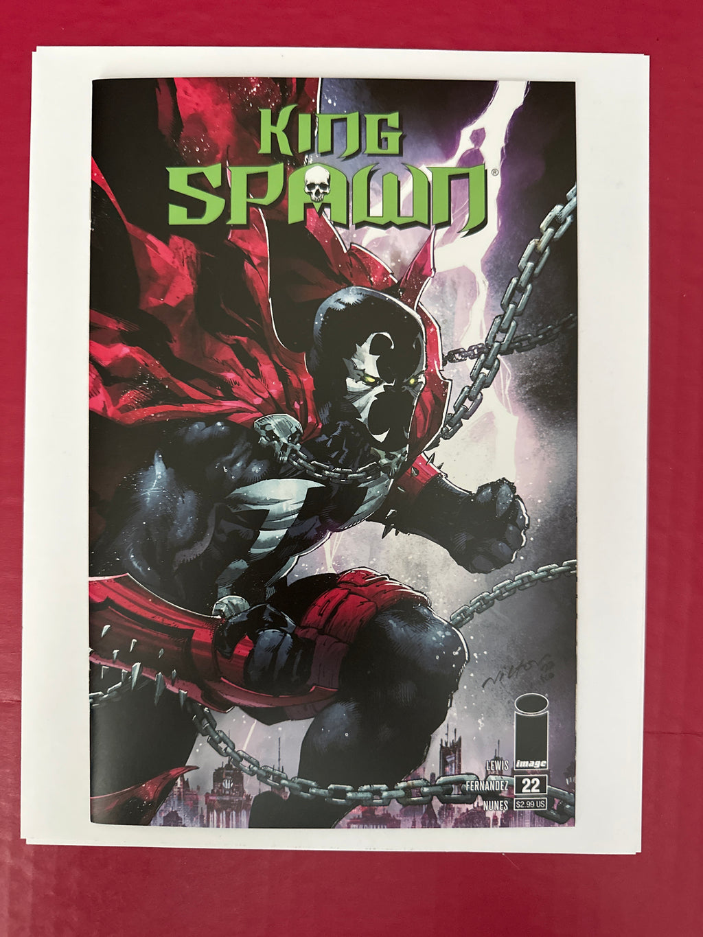 King Spawn #22A (2023) by Ugly Monkey Comics