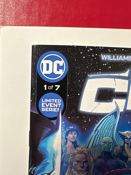 Dark Crisis, Vol. 1 #1 (2022) Regular Daniel Sampere Wraparound Cover Signed by Joshua Williamson by Ugly Monkey Comics