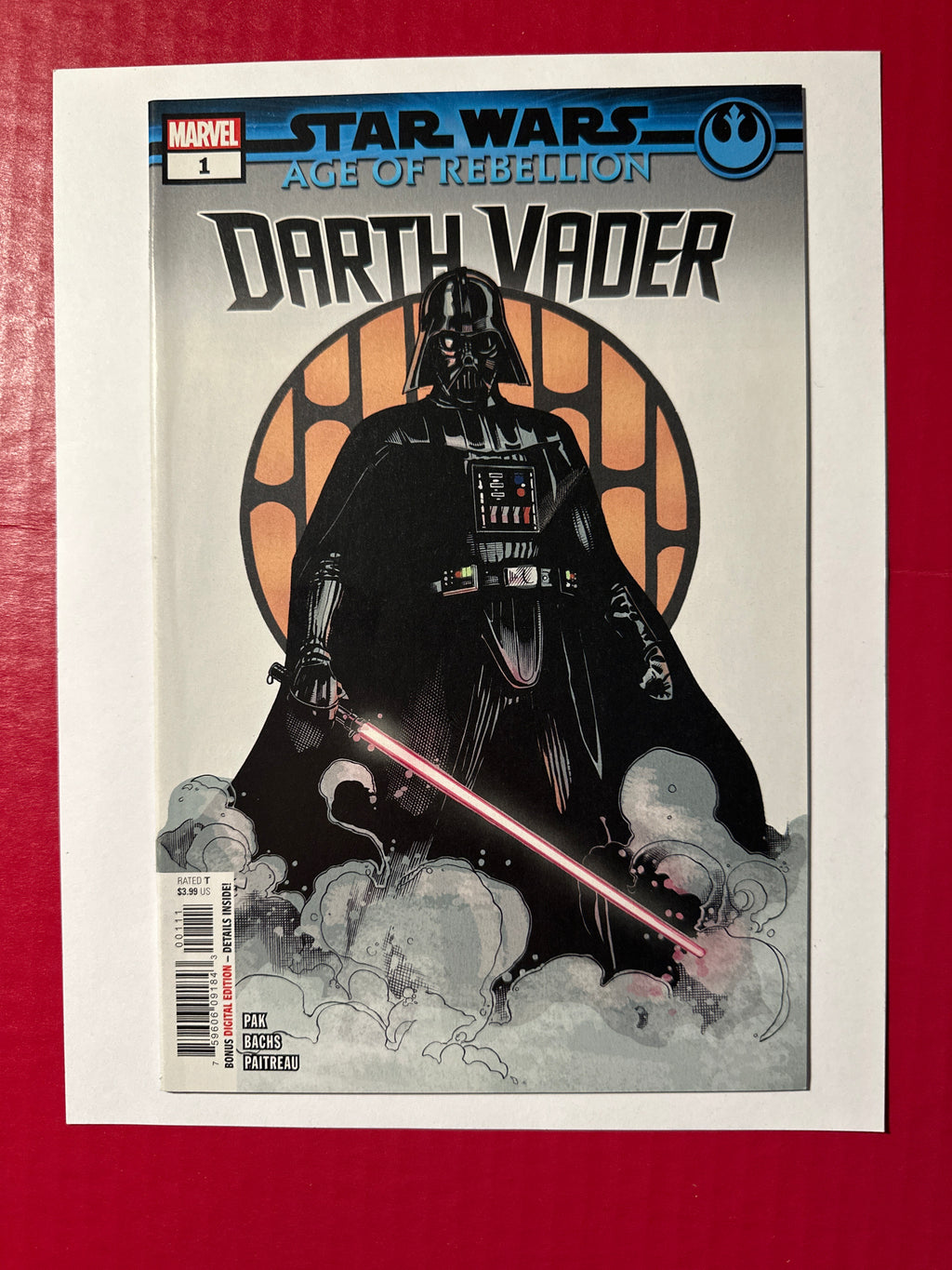 Star Wars Age Of Rebellion Darth Vader 1A Marvel Comics 2019 by Ugly Monkey Comics