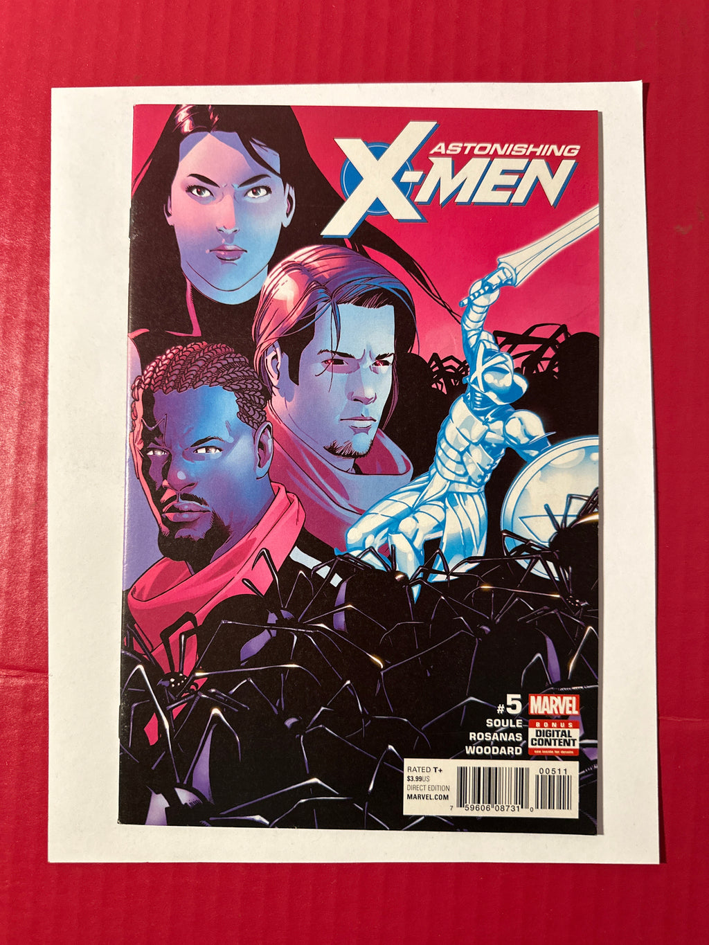 Astonishing X-Men, Vol. 4 #5A (Marvel Comics 2017) Ramon Rosanas Regular Cover by Ugly Monkey Comics