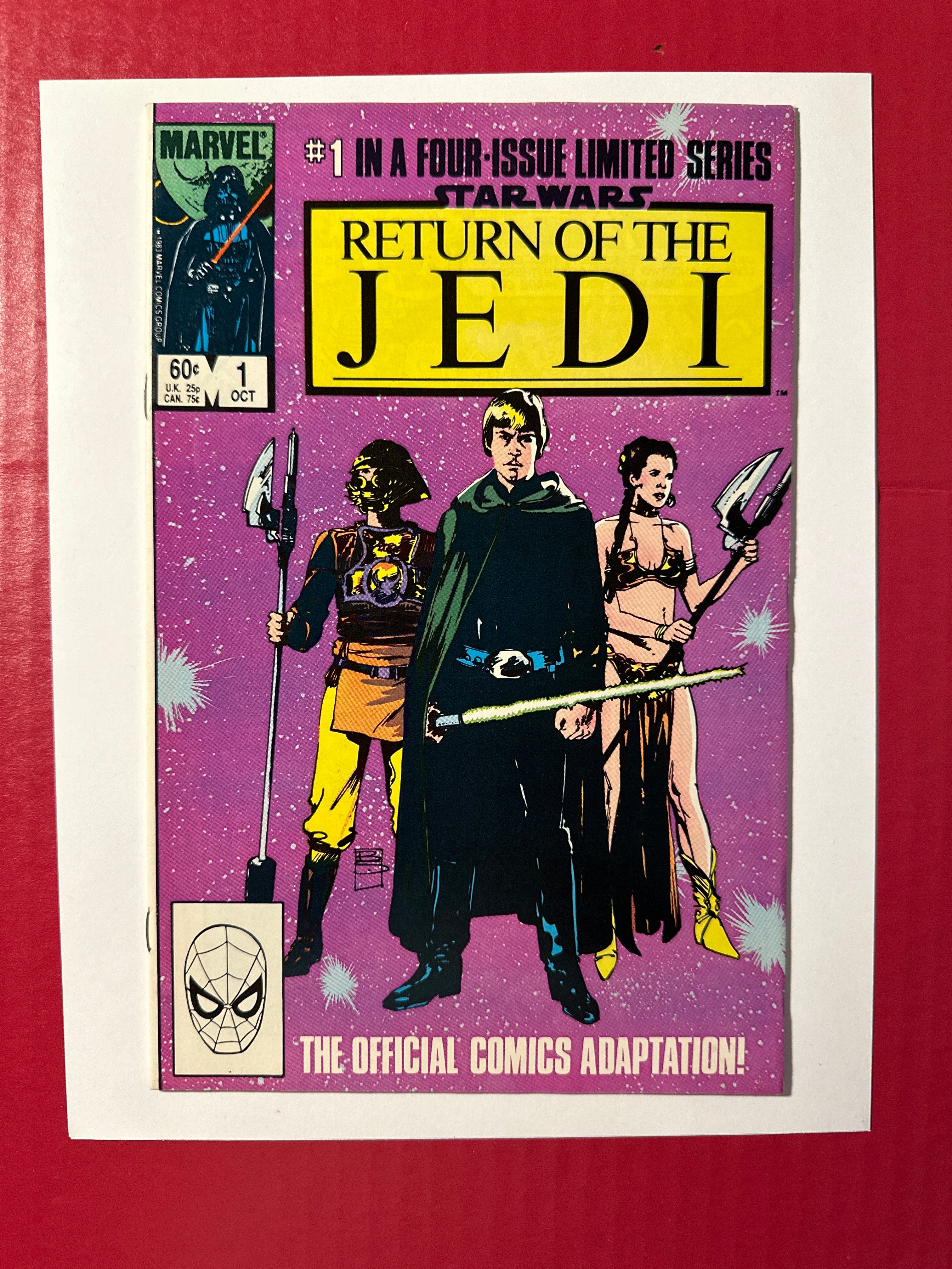 Star Wars Return of Jedi # 1 Marvel Comic 1983 First App Jabba Bib Fortuna Rancor by Ugly Monkey Comics