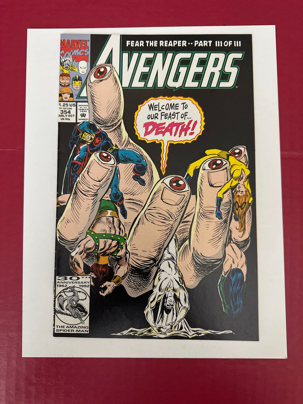 The Avengers, Vol. 1 #354A (Marvel Comics 1992) Direct Edition by Ugly Monkey Comics