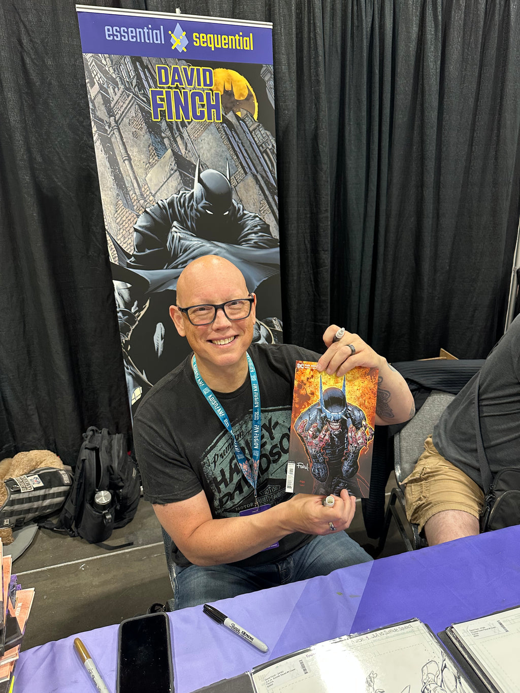 Dark Nights: Death Metal #7 (2021) Key Variant David Finch Batman Who Laughs Cover Signed by Ugly Monkey Comics