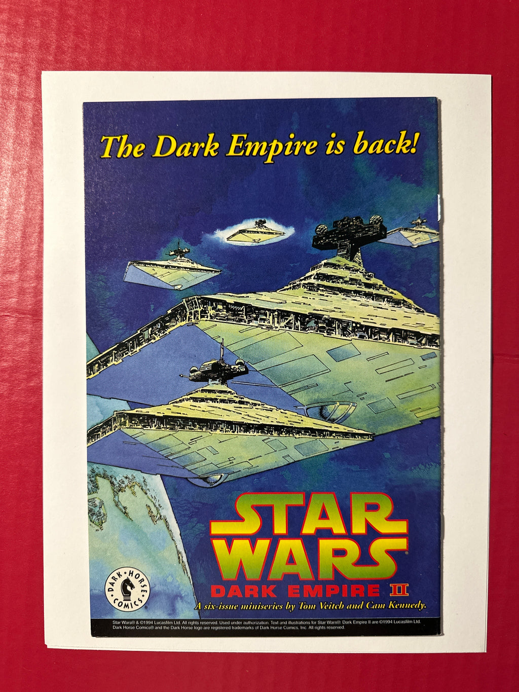 Star Wars Tales Of The Jedi Dark Lords Of The Sith #4 Dark Horse Comics by Ugly Monkey Comics