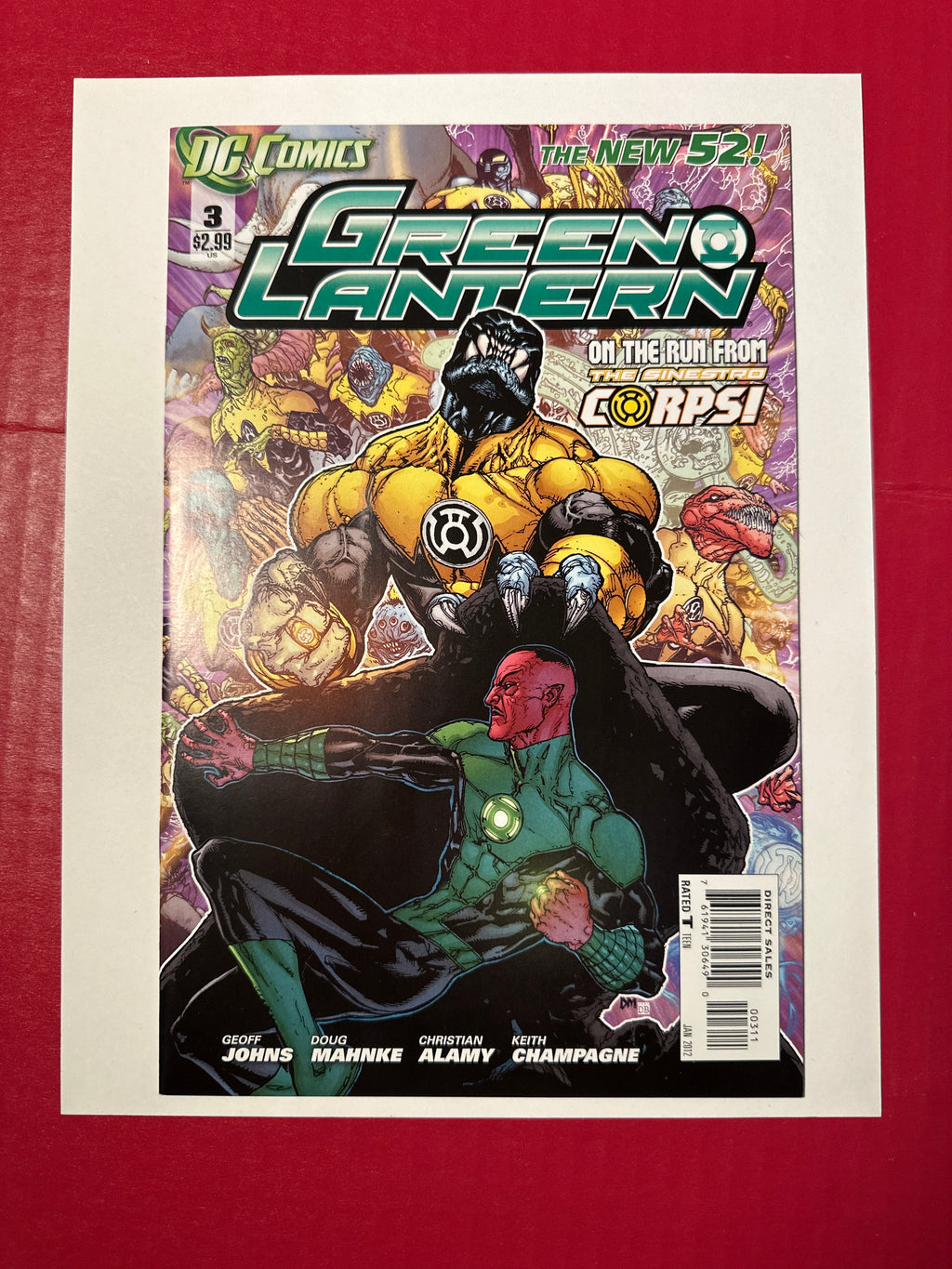 Green Lantern, Vol. 5 #3 (DC Comics 2011) Doug Mahnke Regular by Ugly Monkey Comics