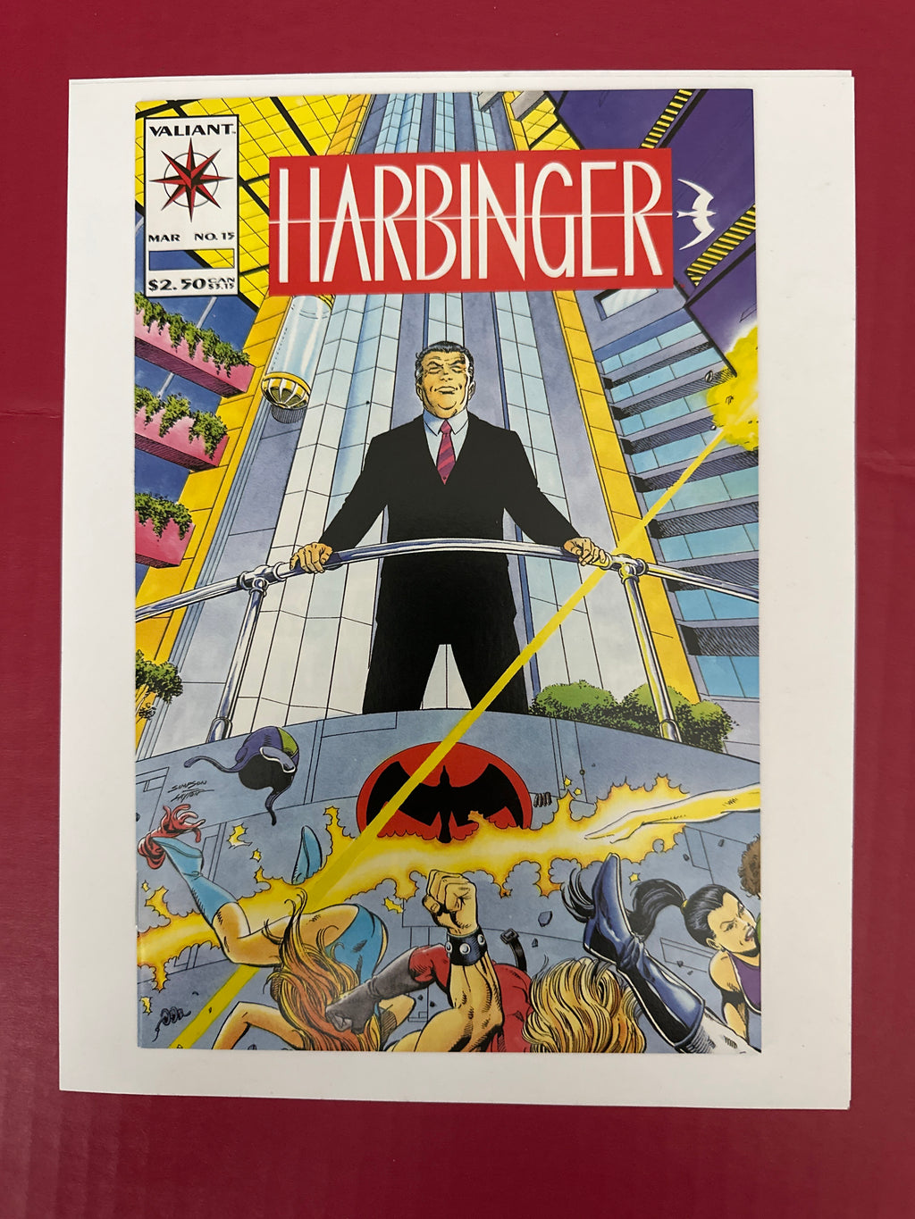 The Harbinger, Vol. 1 #15 (Valiant Entertainment 1993) 1st full app. of Stronghold, 1st app. of Livewire by Ugly Monkey Comics