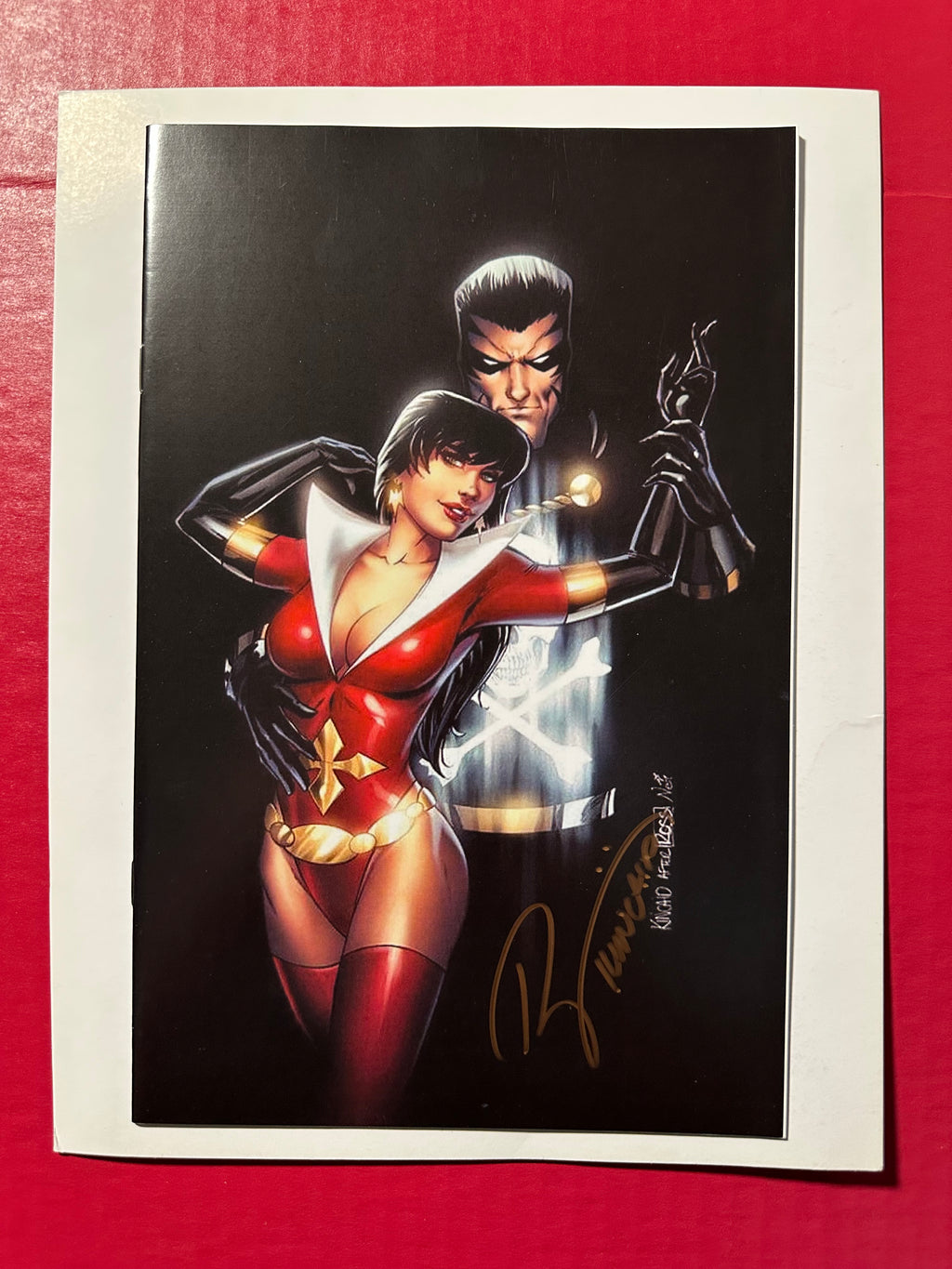 Vampirella: The Dark Powers #3 (2021) Ryan Kincaid Exclusive Virgin Variant Signed by Ugly Monkey Comics