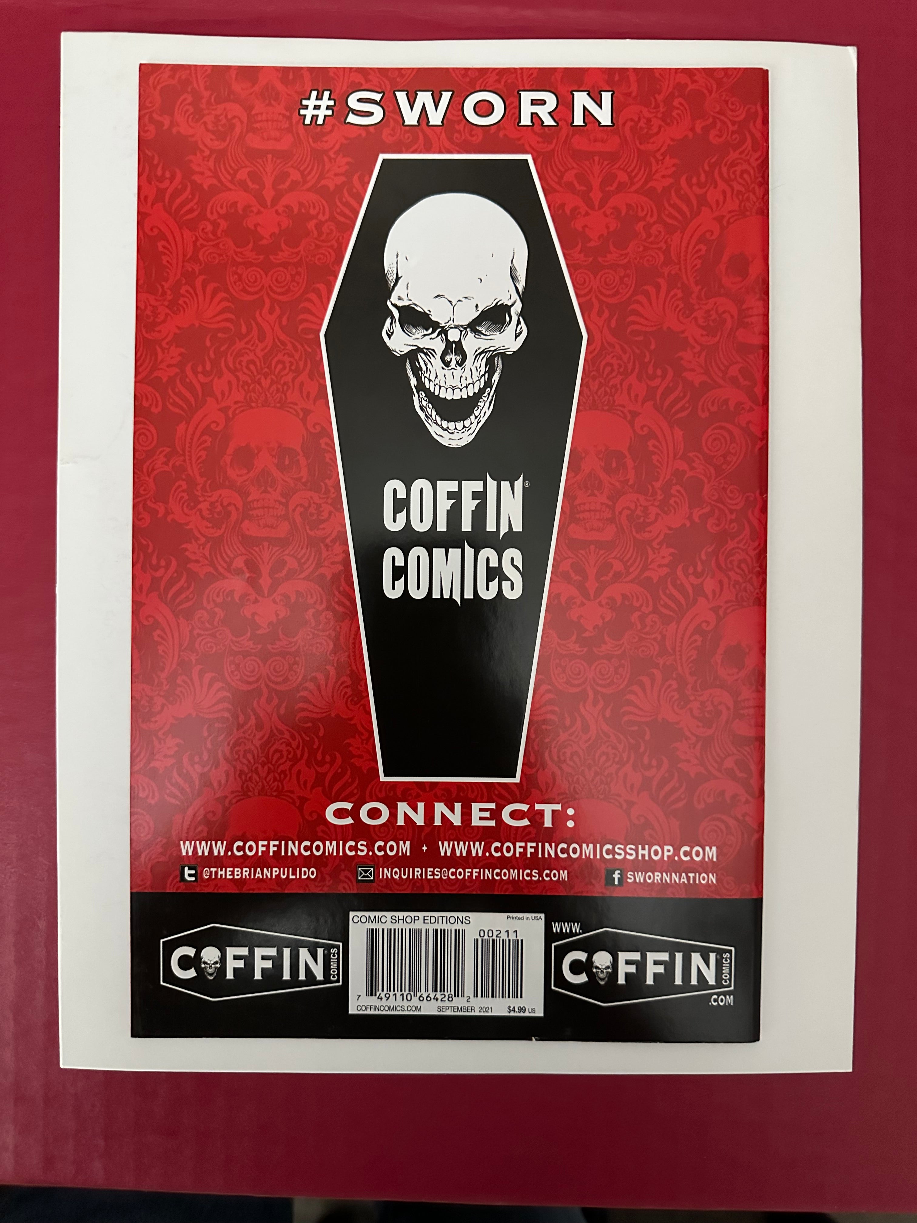 Lady Death: Treacherous Infamy #2 (2021) Signed by Richard Ortiz