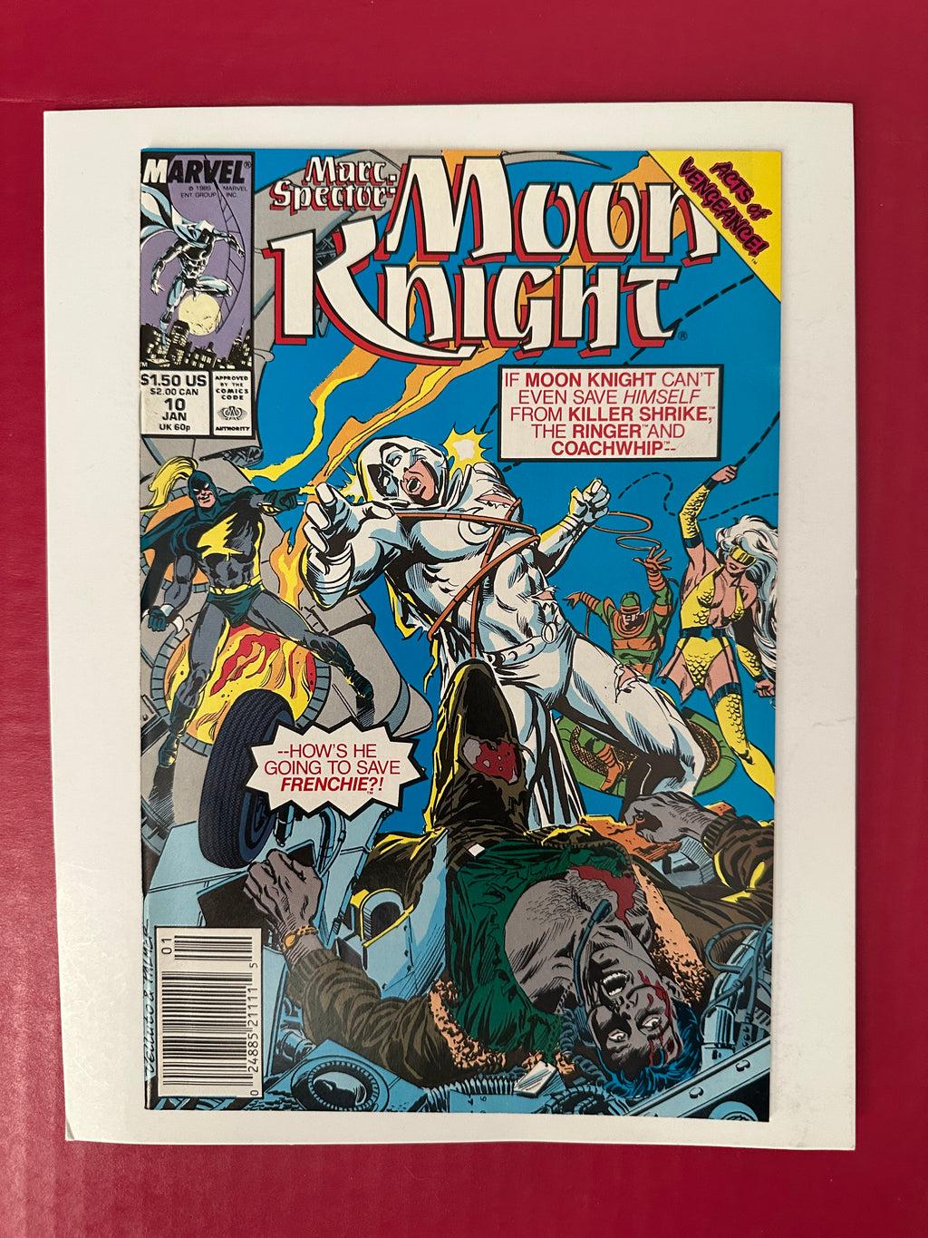 Marc Spector: Moon Knight #10 (1990) Newsstand