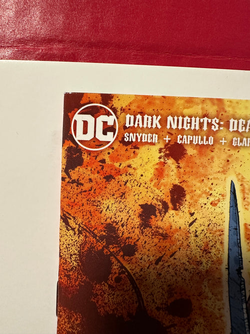 Dark Nights: Death Metal #7 (2021) Key Variant David Finch Batman Who Laughs Cover Signed by Ugly Monkey Comics