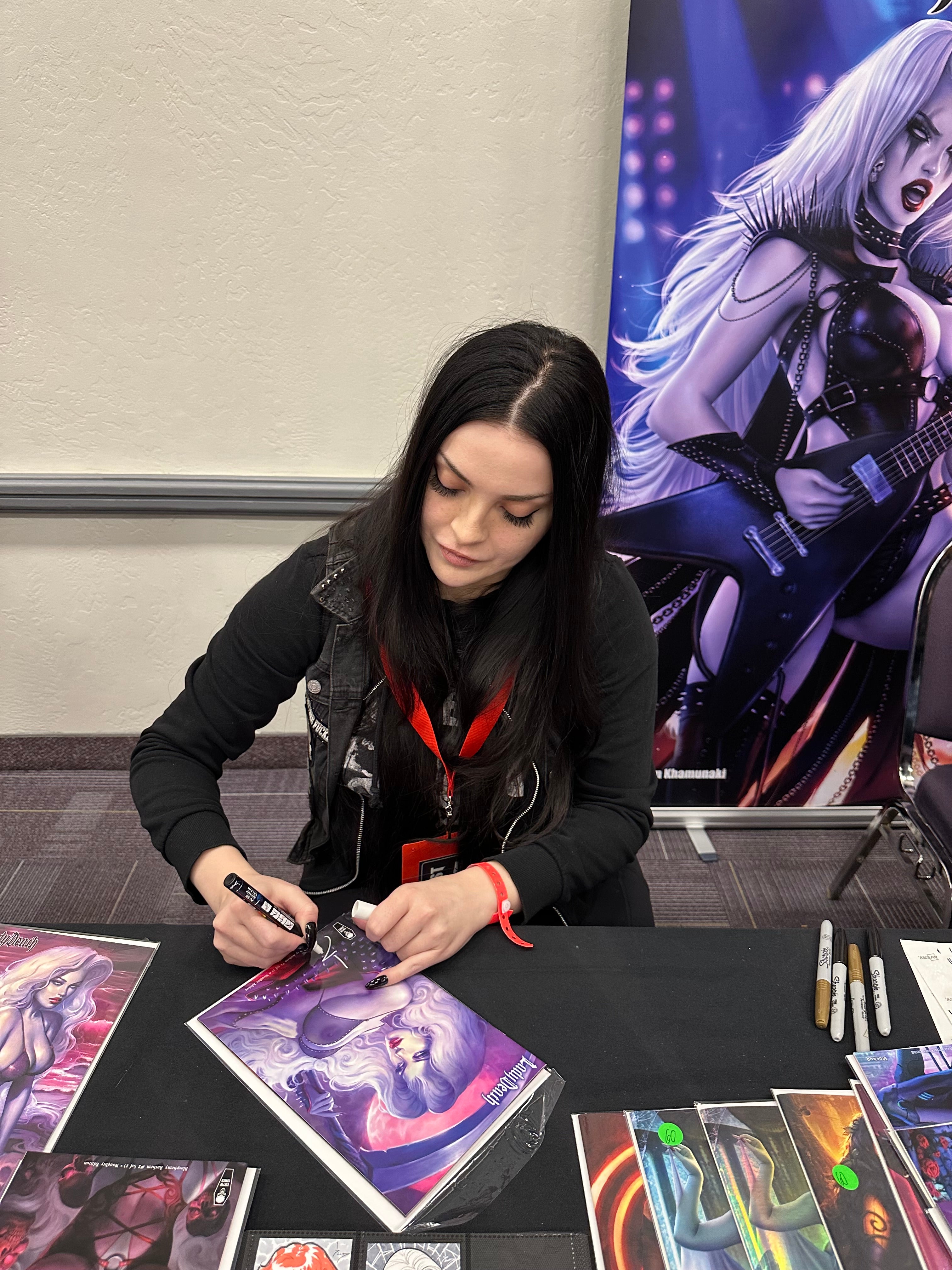 Lady Death: Blasphemy Anthem, Vol. 2 #1 (2020) Naughty Edition Signed by Sun Khamunaki by Ugly Monkey Comics