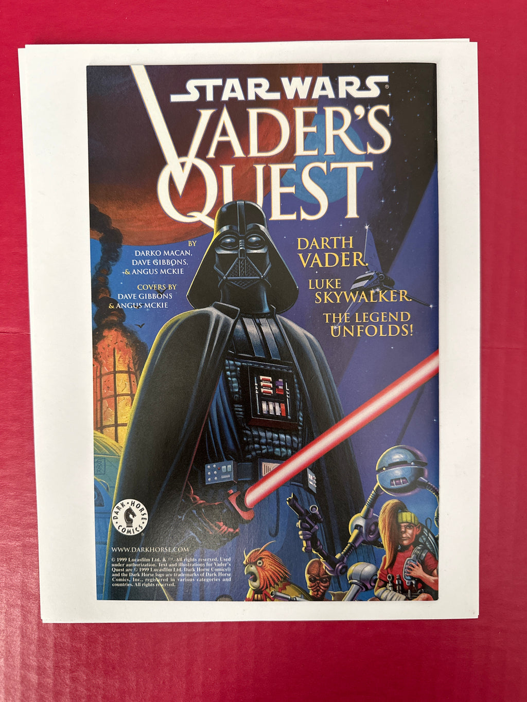 Star Wars, Vol. 1 (Dark Horse) (1998) #3A (Dark Horse Comics 1999) by Ugly Monkey Comics