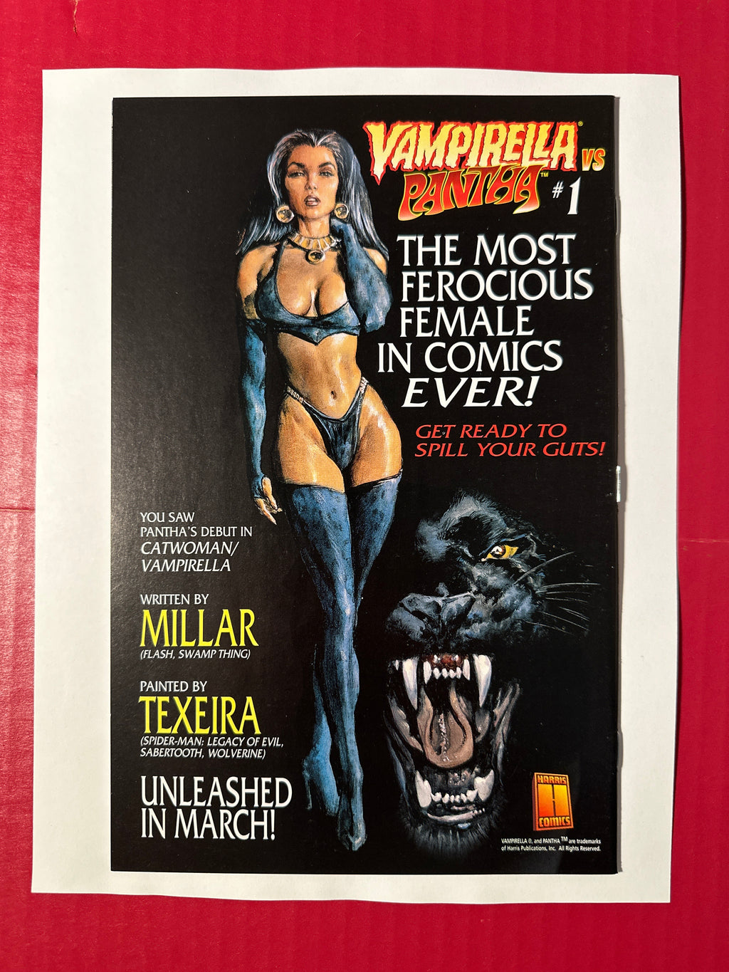 Vampirella Lives #2 (Harris Comics 1997) Photo Cover by Ugly Monkey Comics