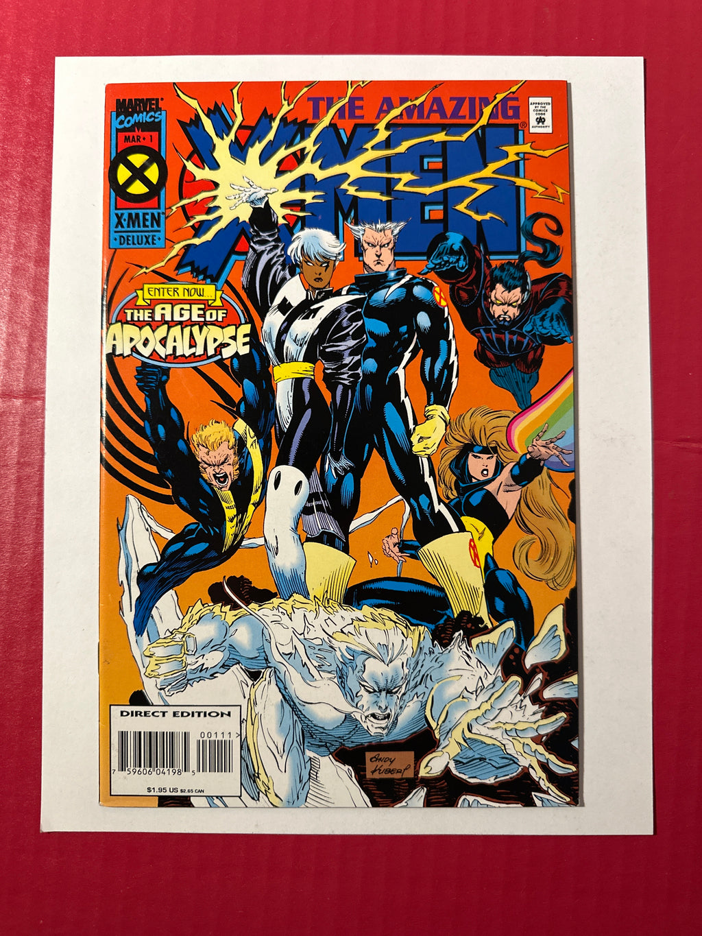 The Amazing X-Men, Vol. 1 #1A (Marvel Comics 1995) Direct Deluxe Edition by Ugly Monkey Comics