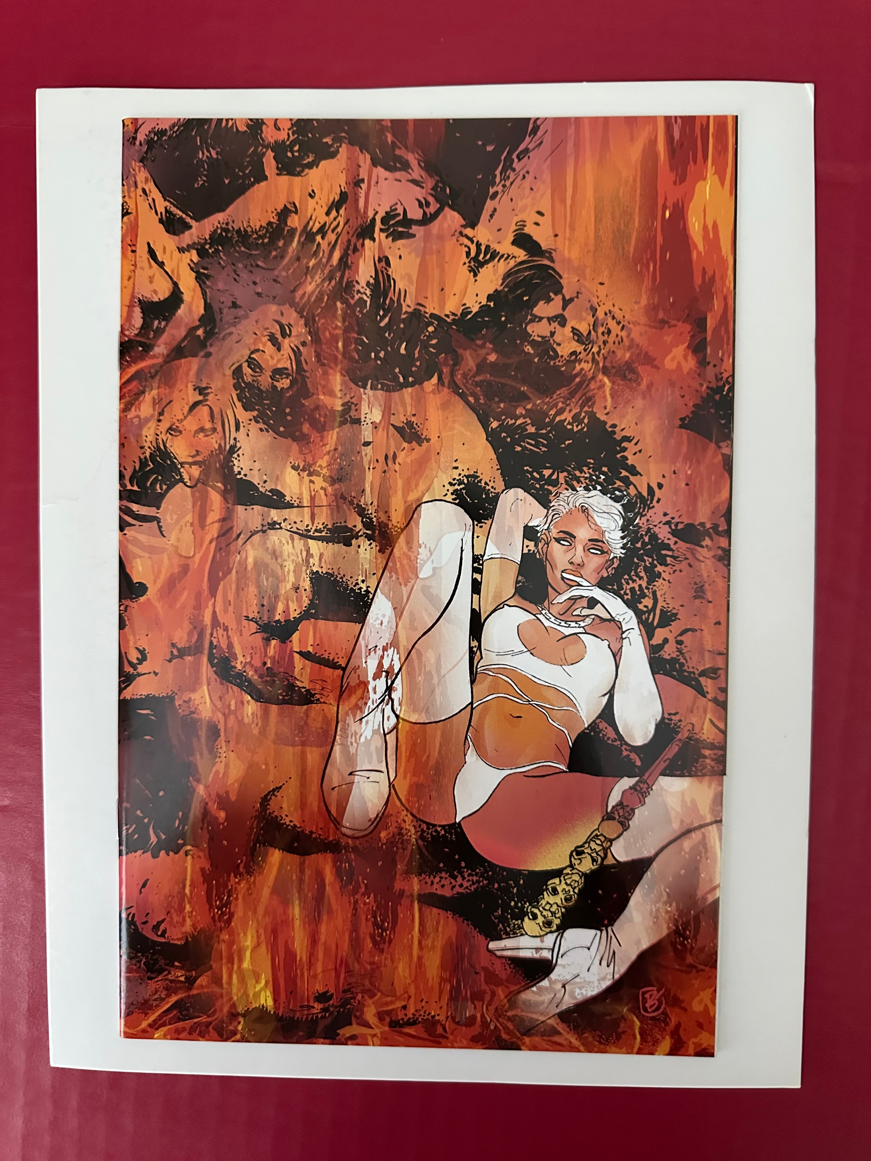 NYX (Dynamite) #4 (2022) Incentive 15 Copy FOC Jimmy Broxton Risque Virgin Variant by Ugly Monkey Comics