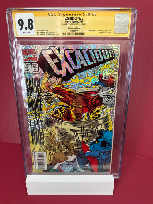 Excalibur #75 (Marvel Comics 1994) CGC 9.8 Signed by Jim Krueger by Ugly Monkey Comics
