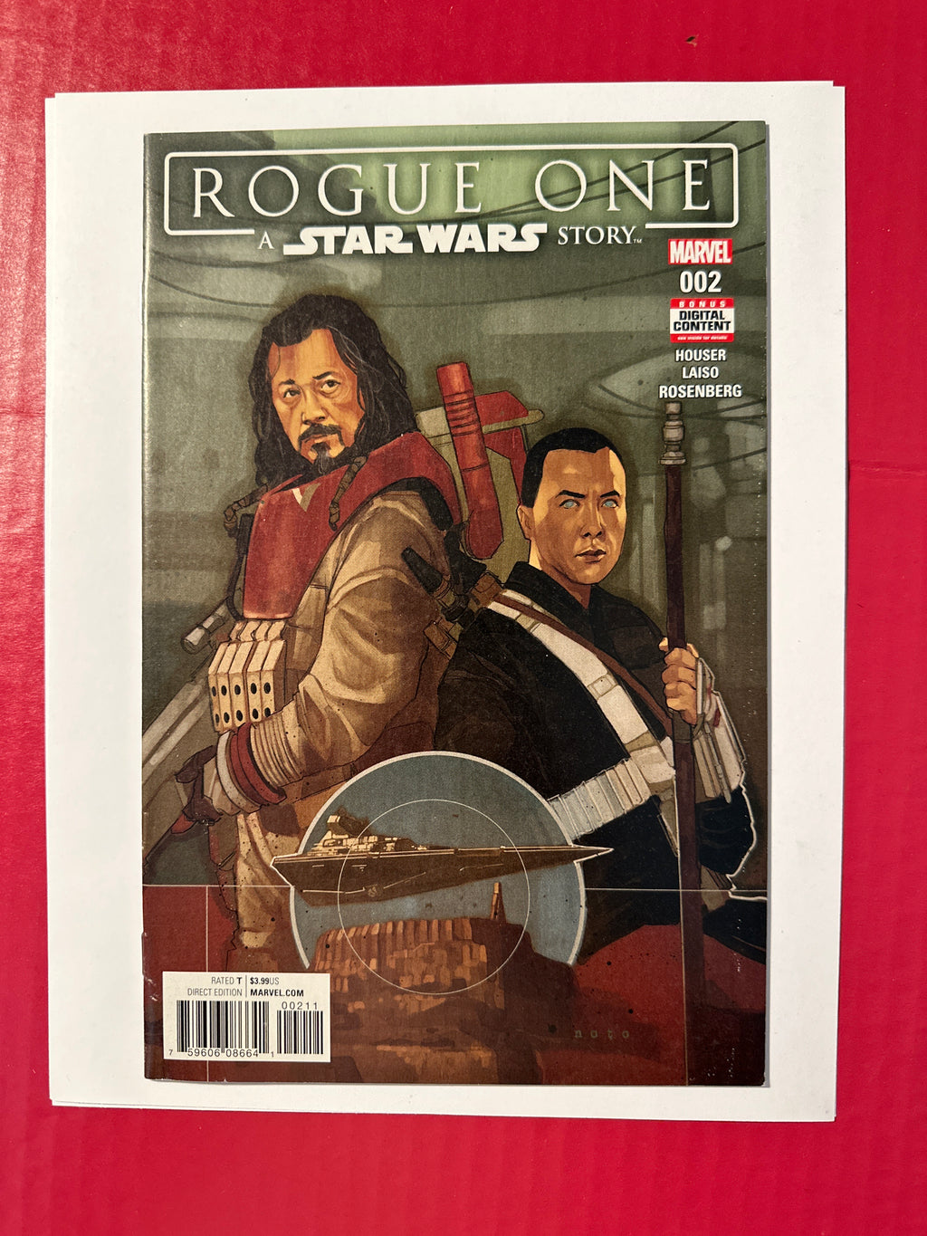 Star Wars Rogue One 2A Marvel Comics 2017 Tam Posla Baze Malbus Chirrut Imwe by Ugly Monkey Comics