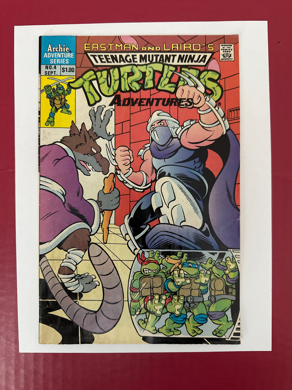 Teenage Mutant Ninja Turtles Adventures, Vol. 2 #4 (1989) Archie Adventure Series by Ugly Monkey Comics