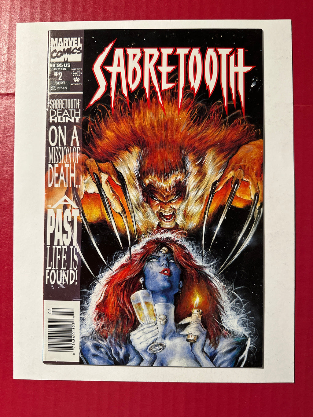 Sabretooth #2B (Marvel Comics 1993) Newsstand Edition by Ugly Monkey Comics