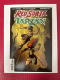 Red Sonja / Tarzan #6A (Dynamite Entertainment 2018) Cover A by Ugly Monkey Comics