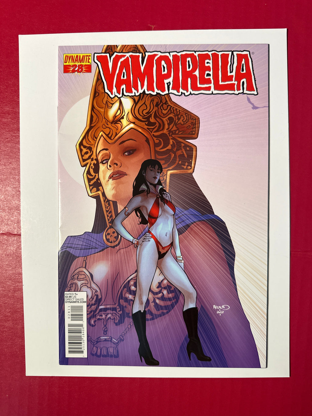 Vampirella, Vol. 1 #28 (Dynamite Entertainment 2013) Paul Renaud Regular Cover by Ugly Monkey Comics
