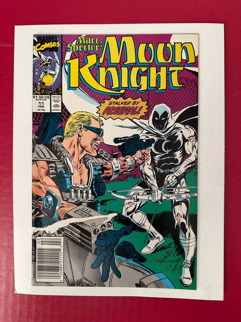 Marc Spector: Moon Knight #11 (1990) Newsstand by Ugly Monkey Comics