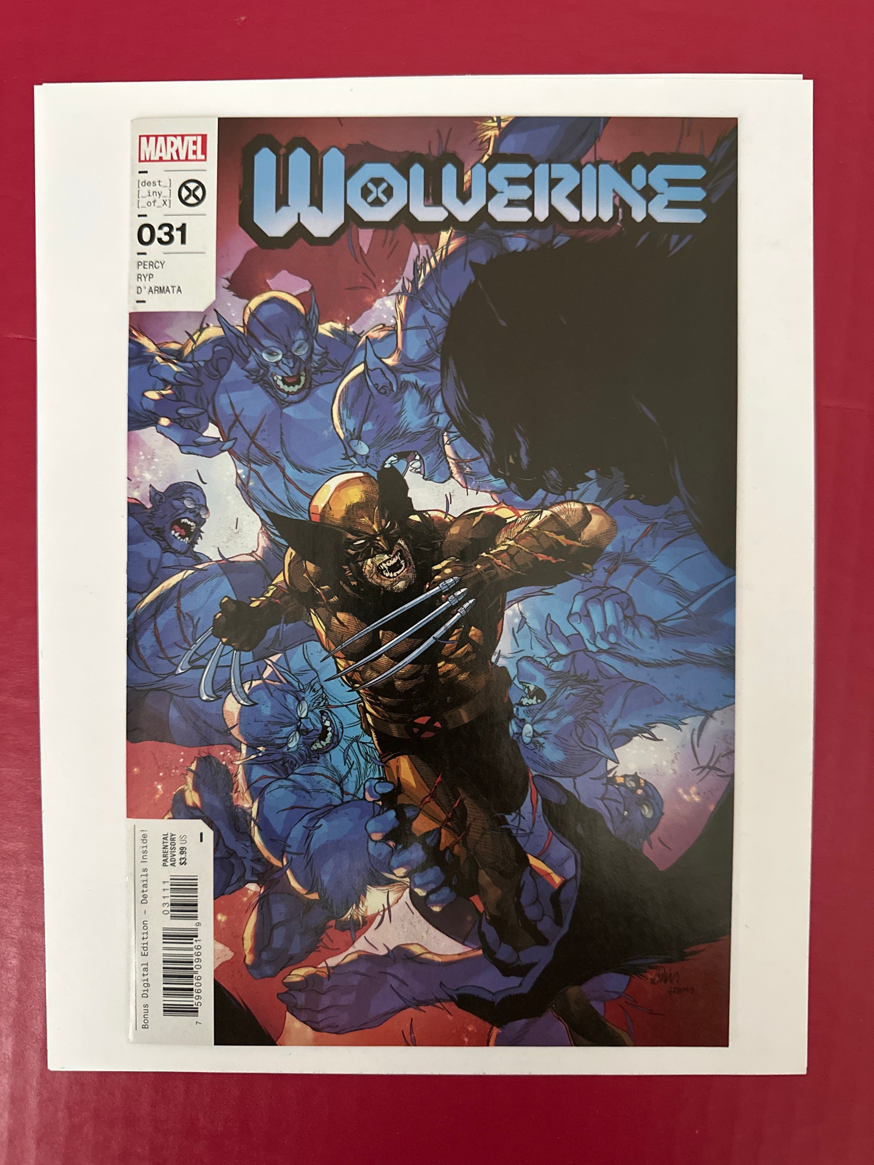 Wolverine, Vol. 7 #31A (2023) by Ugly Monkey Comics