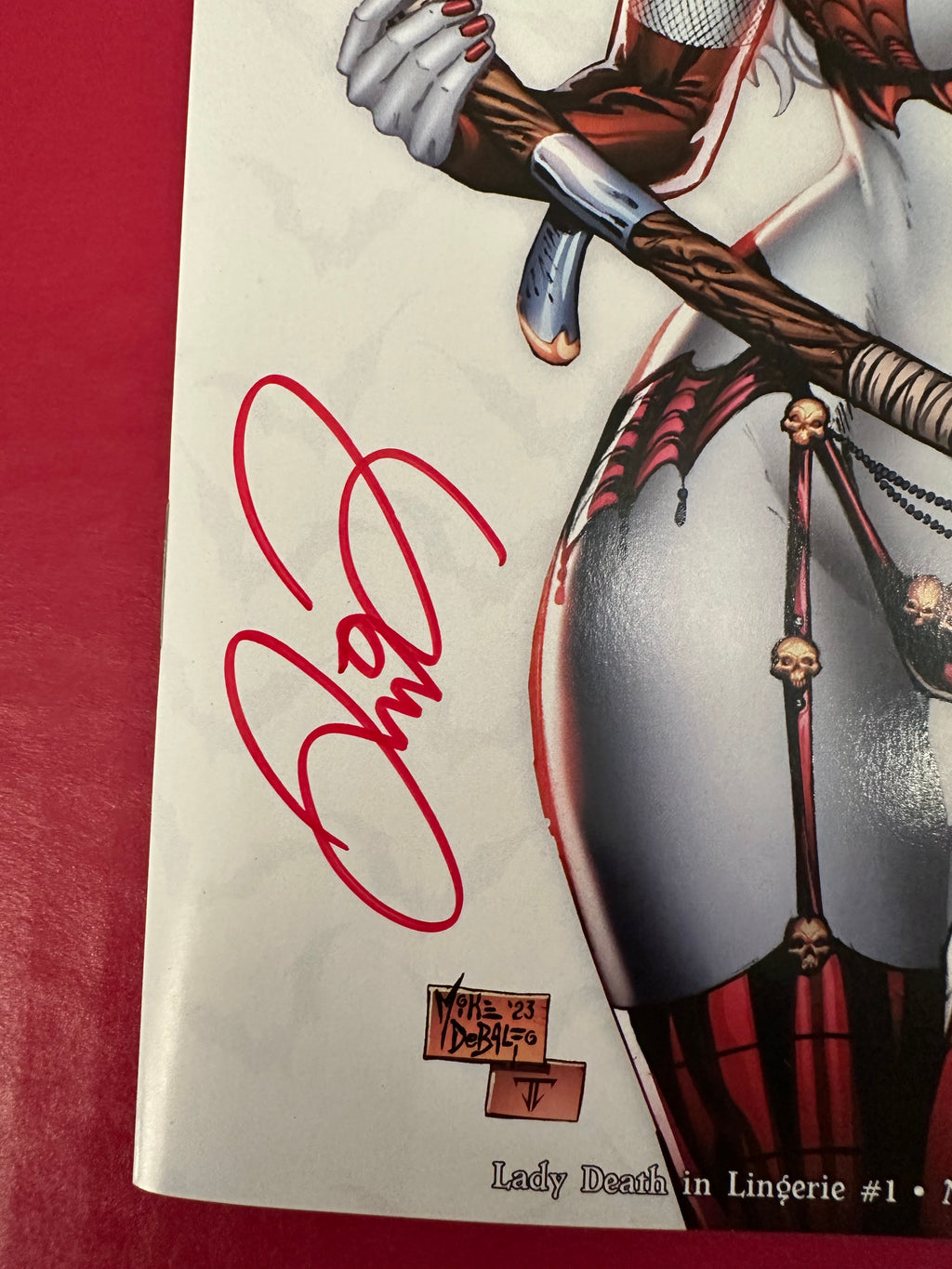 Lady Death in Lingerie #1 (1995) Mike DeBalfo Edition (Ltd. 150) Signed by Mike DeBalfo by Ugly Monkey Comics