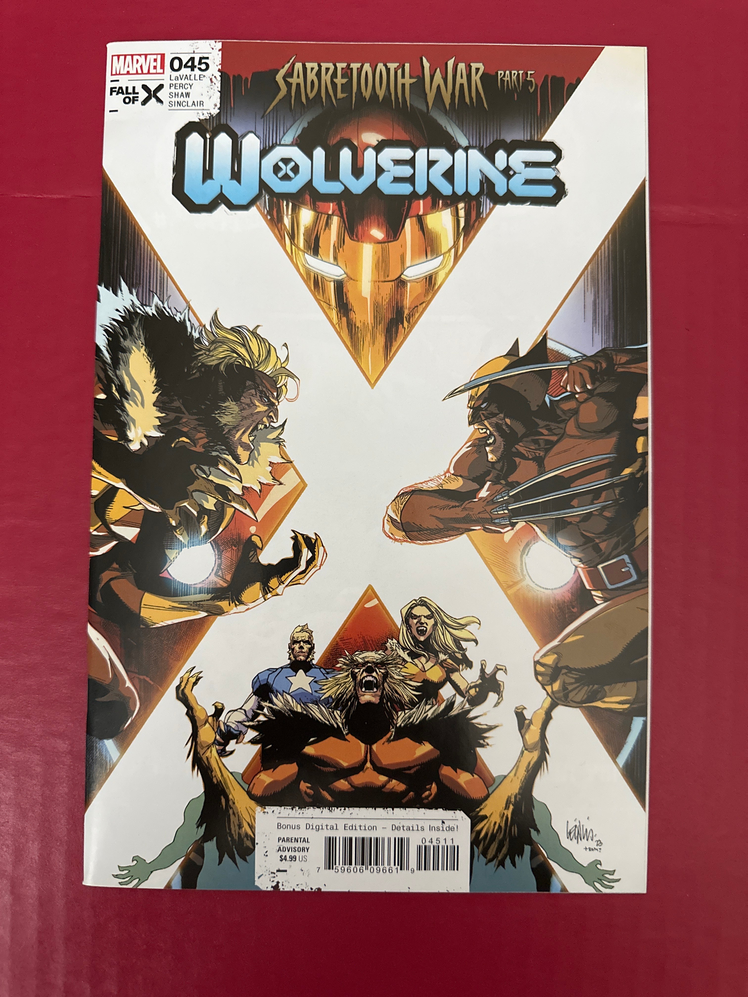 Wolverine, Vol. 7 #45A (2024) by Ugly Monkey Comics