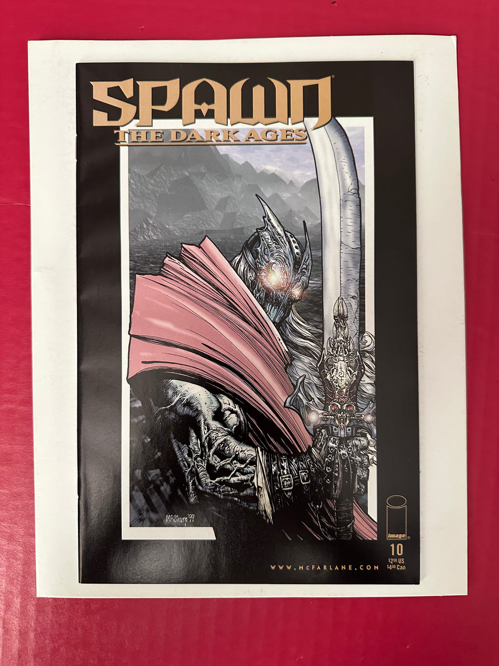 Spawn: The Dark Ages #10 (1999) Liam McCormick-Sharp Cover by Ugly Monkey Comics