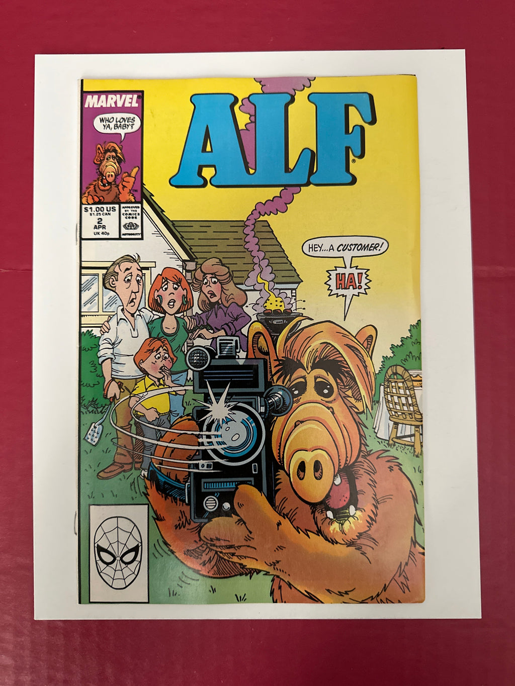 Alf #2A (Marvel Comics 1988) by Ugly Monkey Comics
