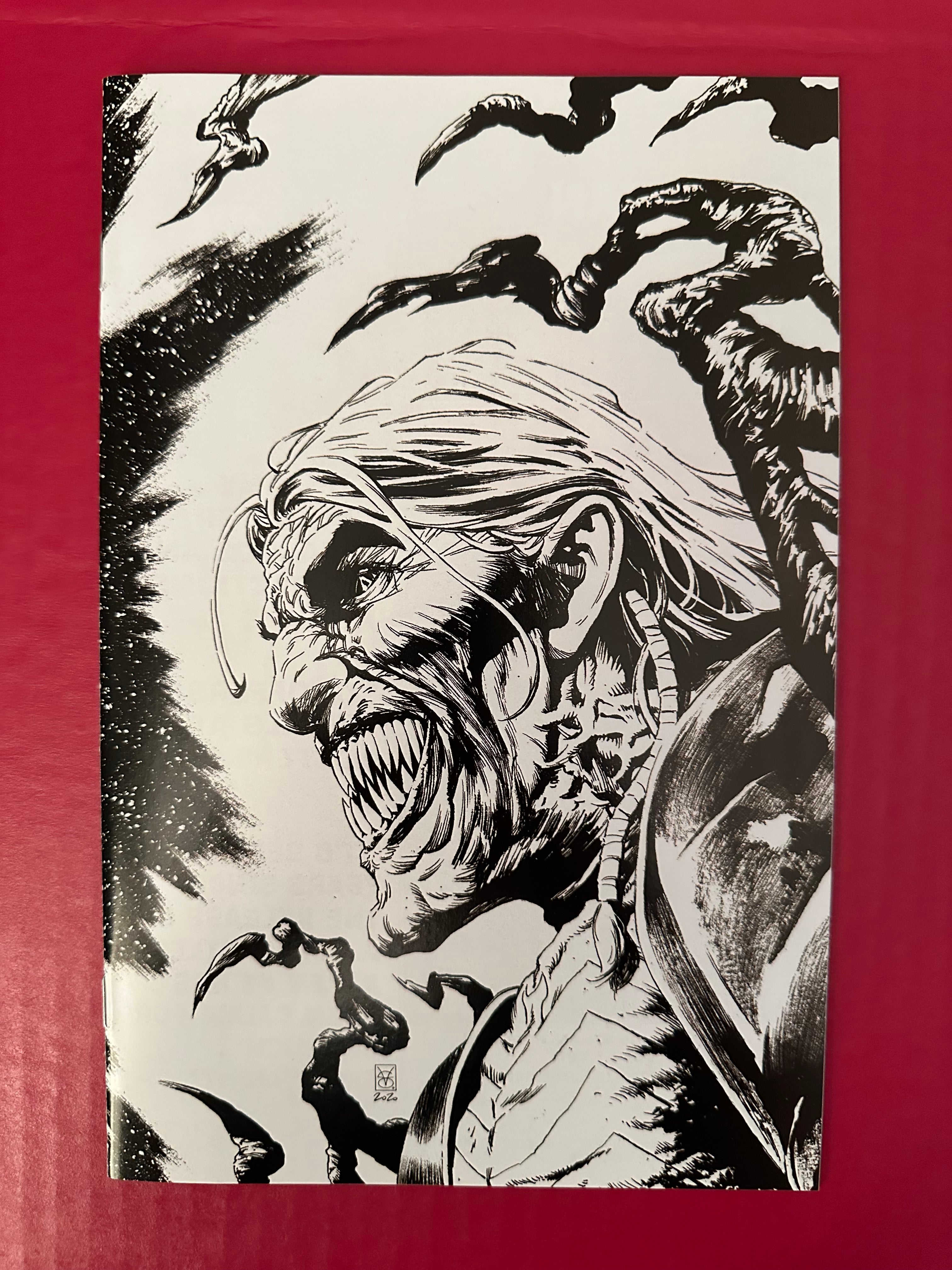 Venom, Vol. 4 #29B (2020) Key B&W Comics Elite Virgin Variant