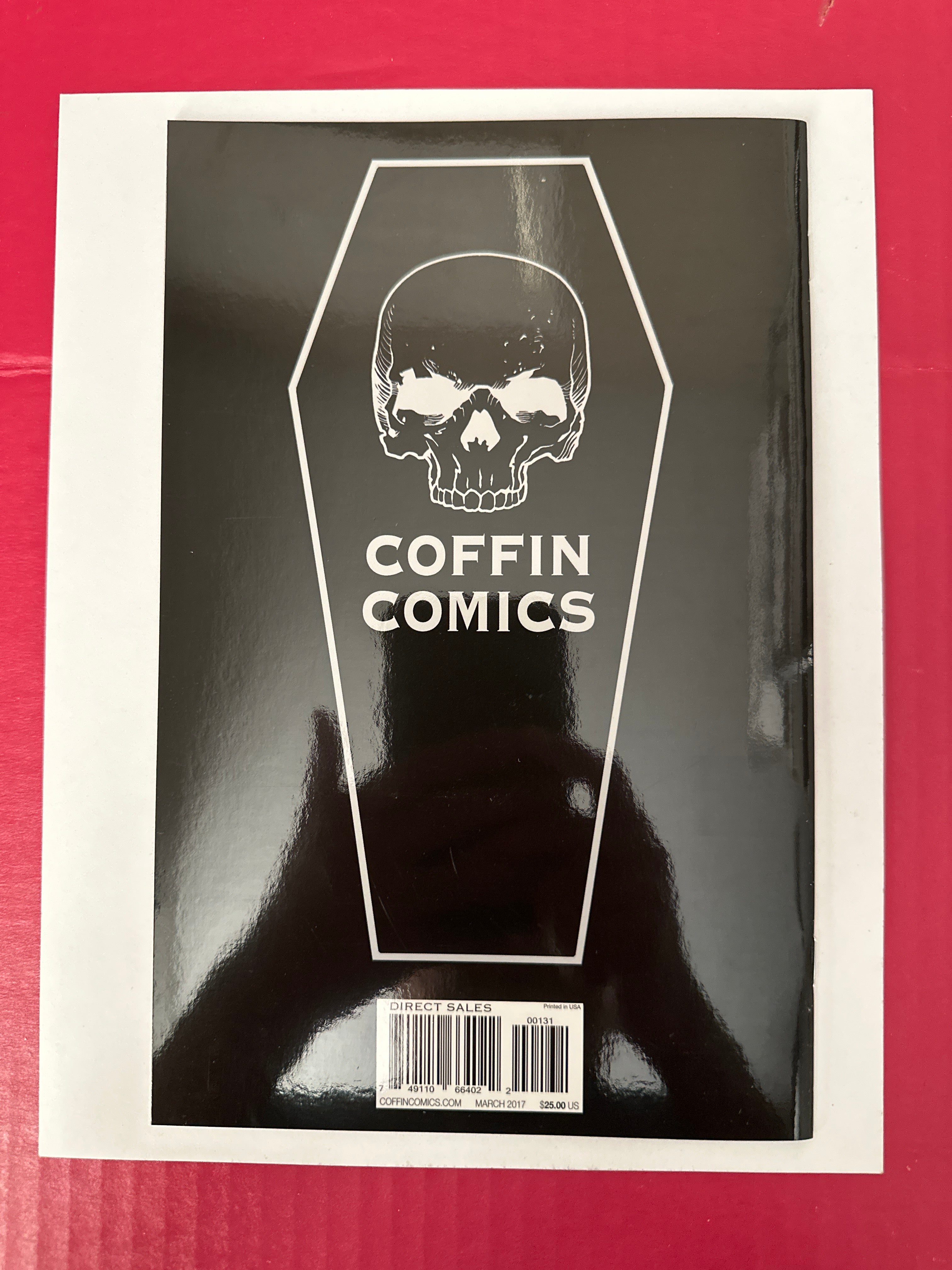 La Muerta Pin Ups #1C (Coffin Comics 2017) Matt Merhoff Foil Premium Cover by Ugly Monkey Comics