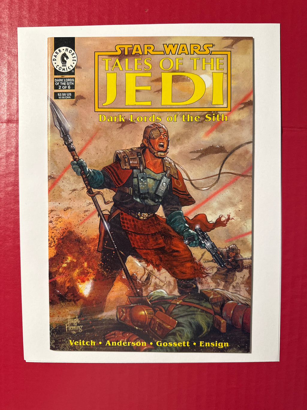 Star Wars Tales of the Jedi Dark Lords of the Sith 2 Comic Book 1994 by Ugly Monkey Comics