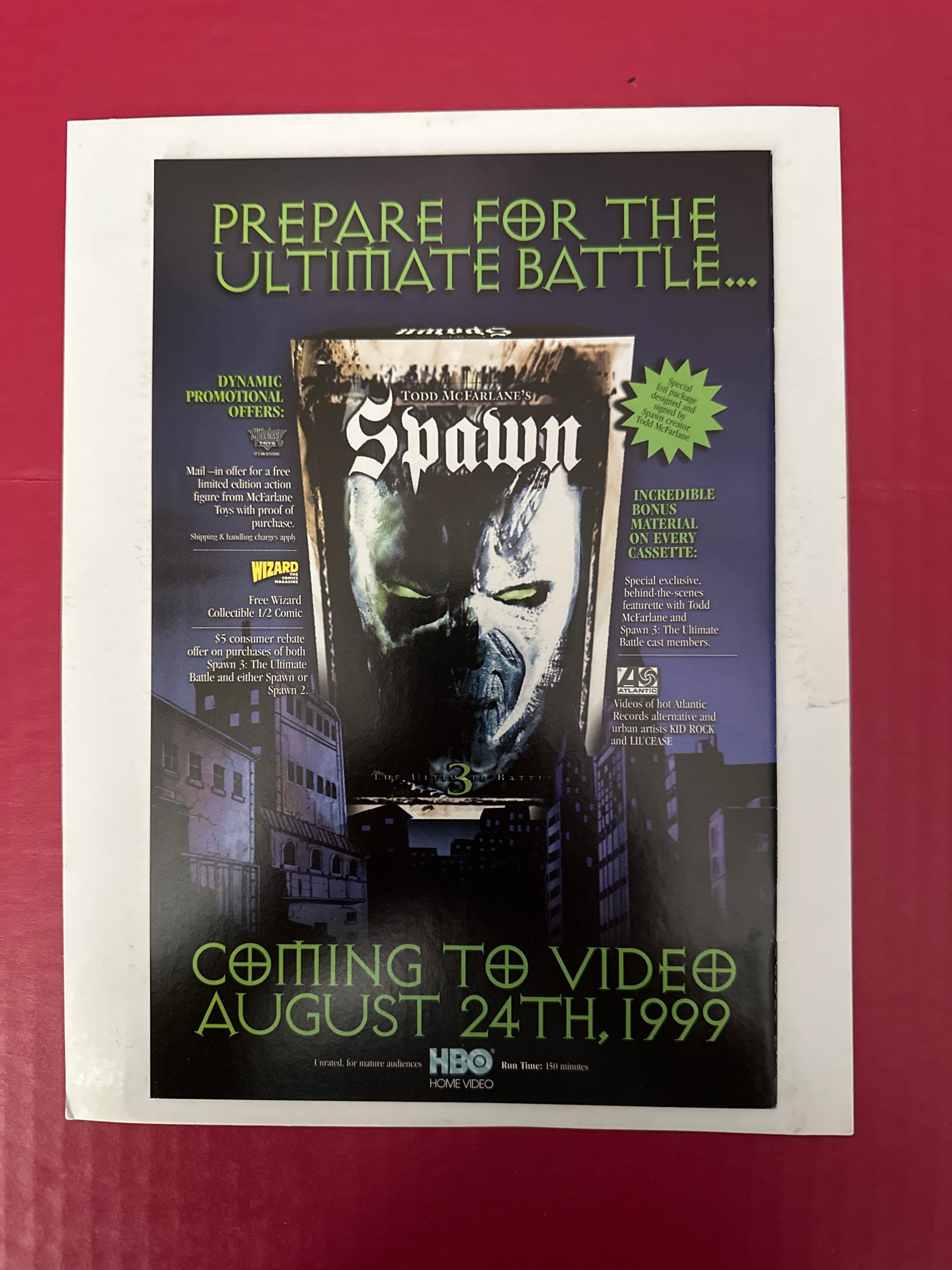 Spawn #85A (1999) Direct Edition by Ugly Monkey Comics