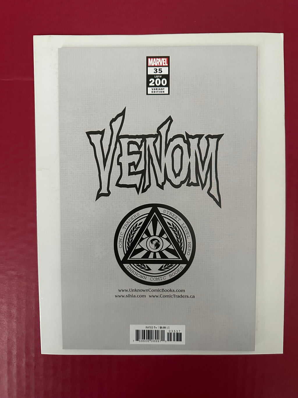 Venom, Vol. 4 #35 (2021) KEY Exclusive Tyler Kirkham Trade Variant by Ugly Monkey Comics