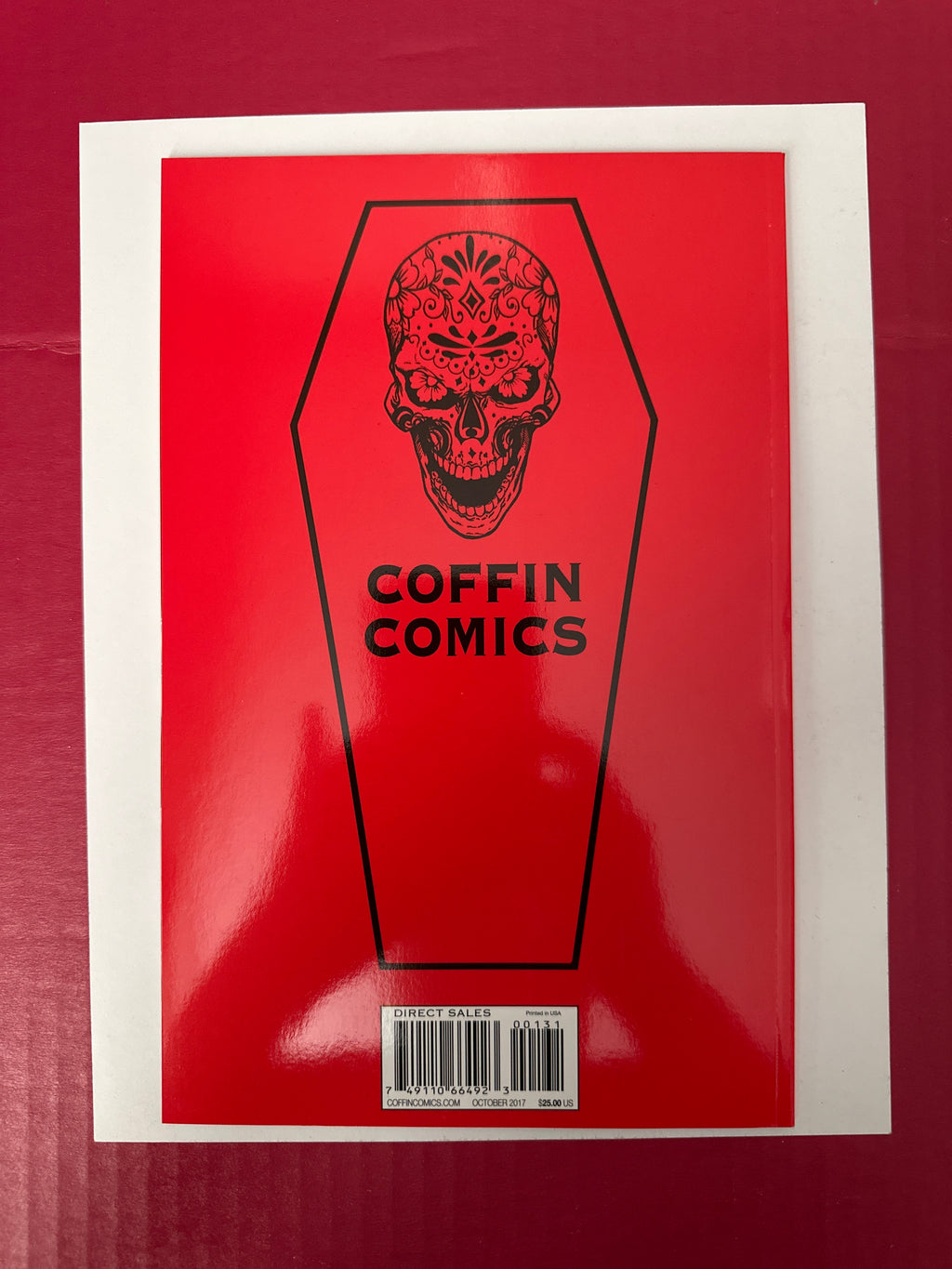 La Muerta: Vengeance #1C (Coffin Comics 2017) Jose Gomez Premium Foil Variant by Ugly Monkey Comics