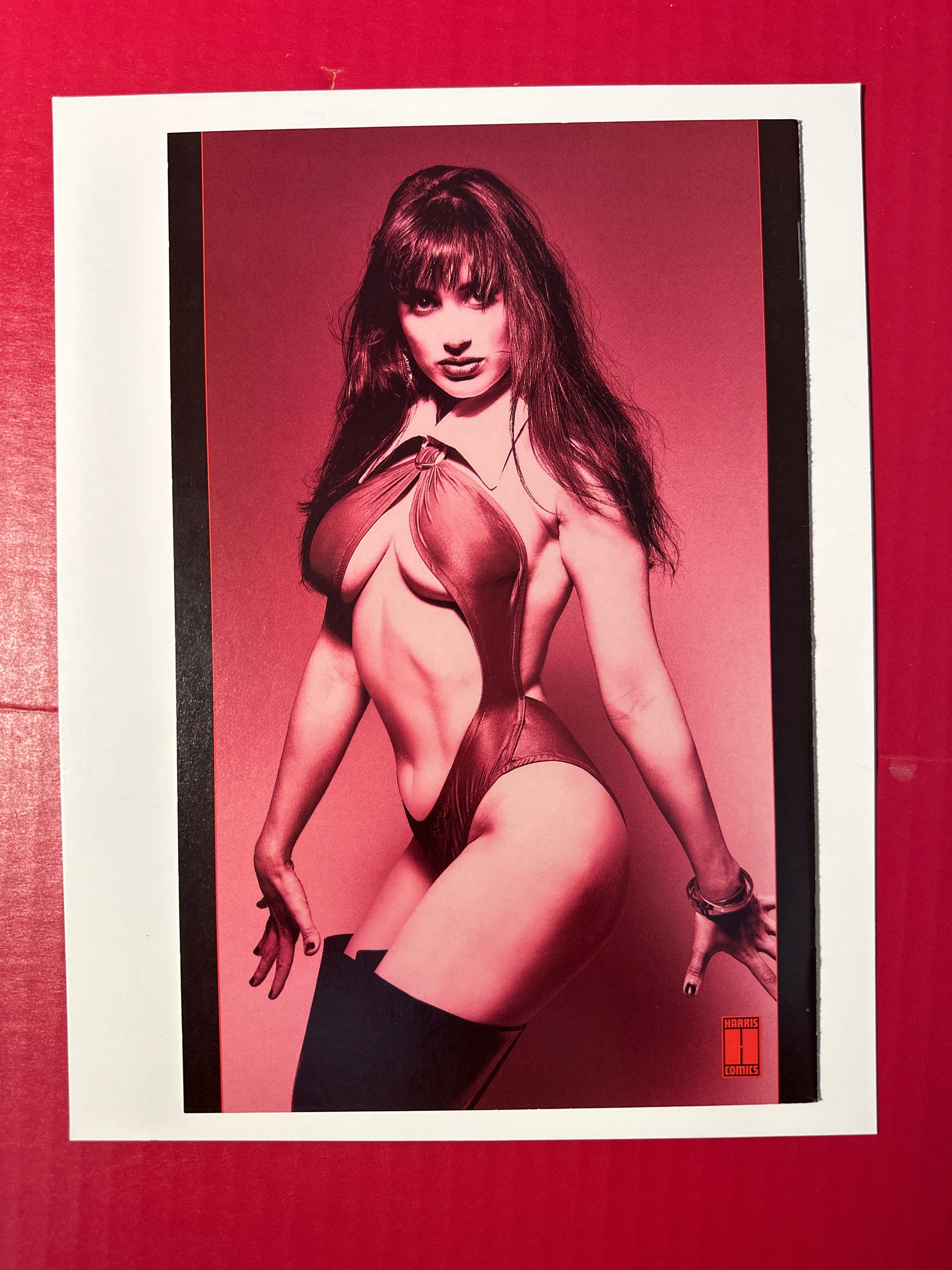 Vampirella Strikes, Vol. 1 #1 (Harris Comics 1995) Cover - Burgundy background by Ugly Monkey Comics