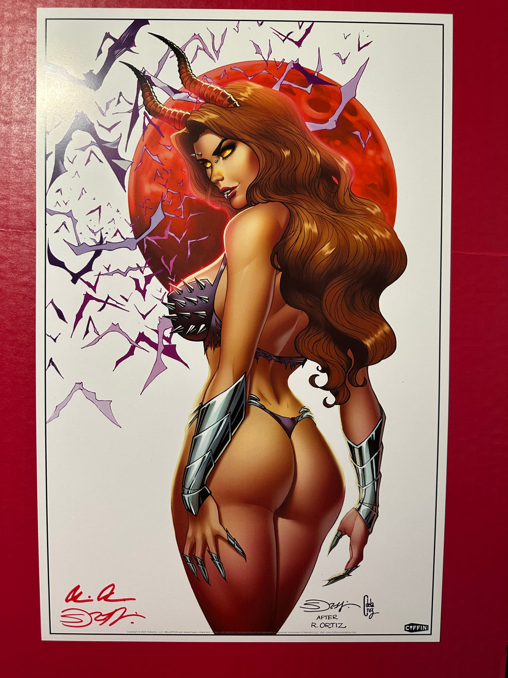 Hellwitch: Sacrilegious 11x17 Poster Signed by Sorah Suhng and Brian Pulido