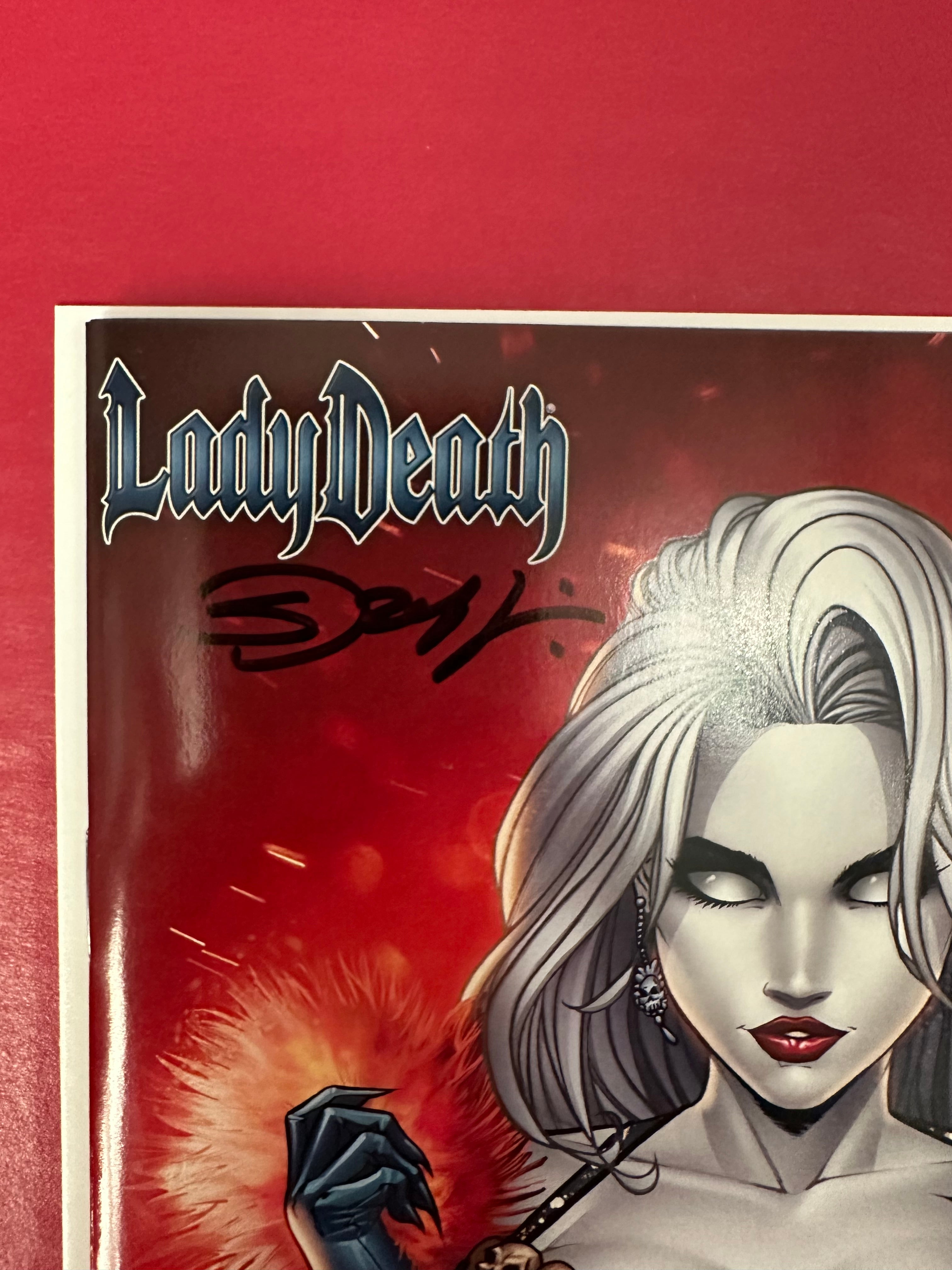 Lady Death: Malevolent Decimation, Vol. 2 #1 (2023) Naughty Splendor Limited Edition Double Signed