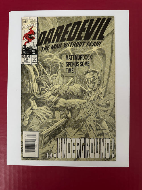 Daredevil, Vol. 1 #316B (1993) Newsstand by Ugly Monkey Comics