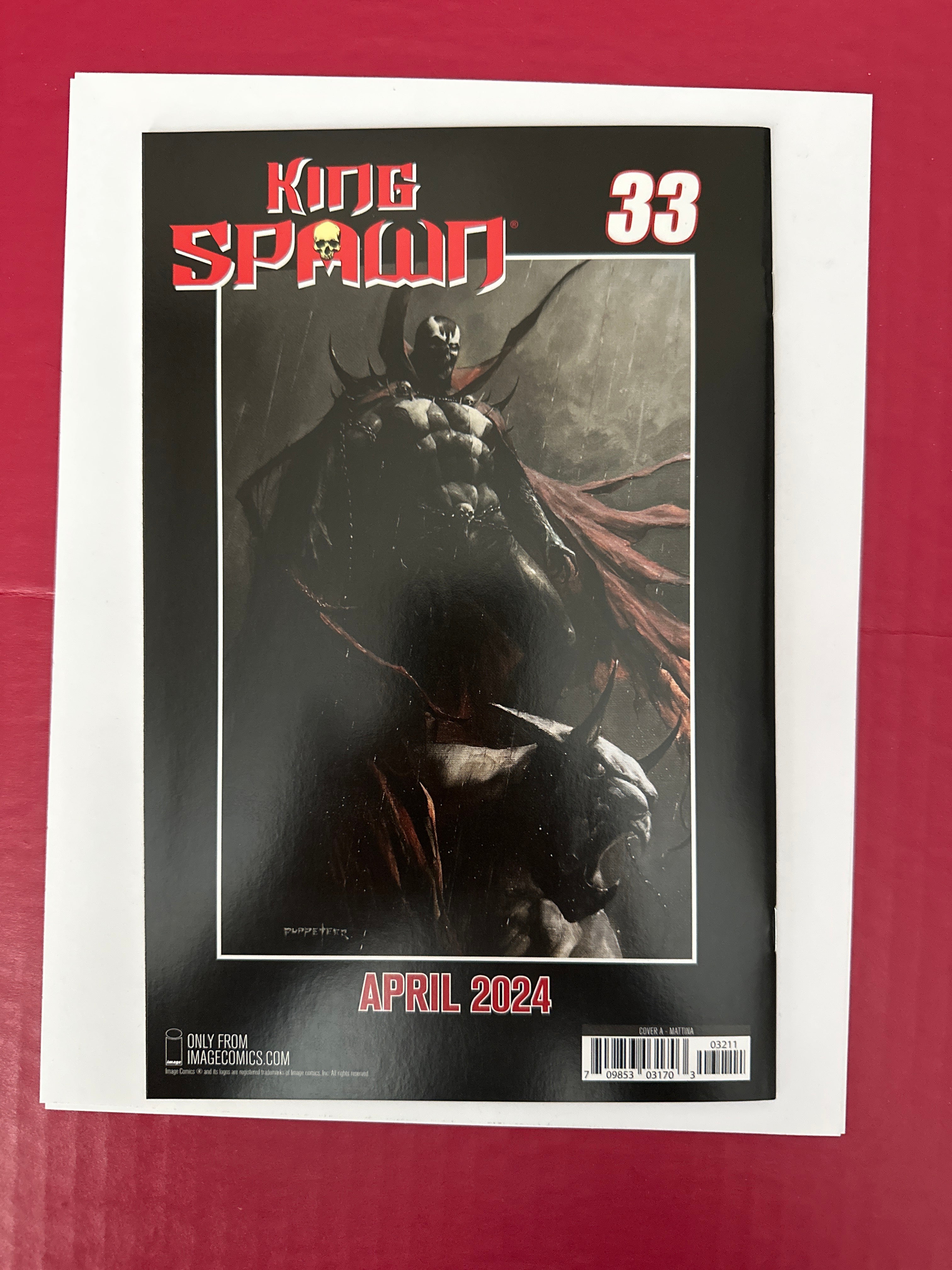King Spawn #32A (2024) by Ugly Monkey Comics