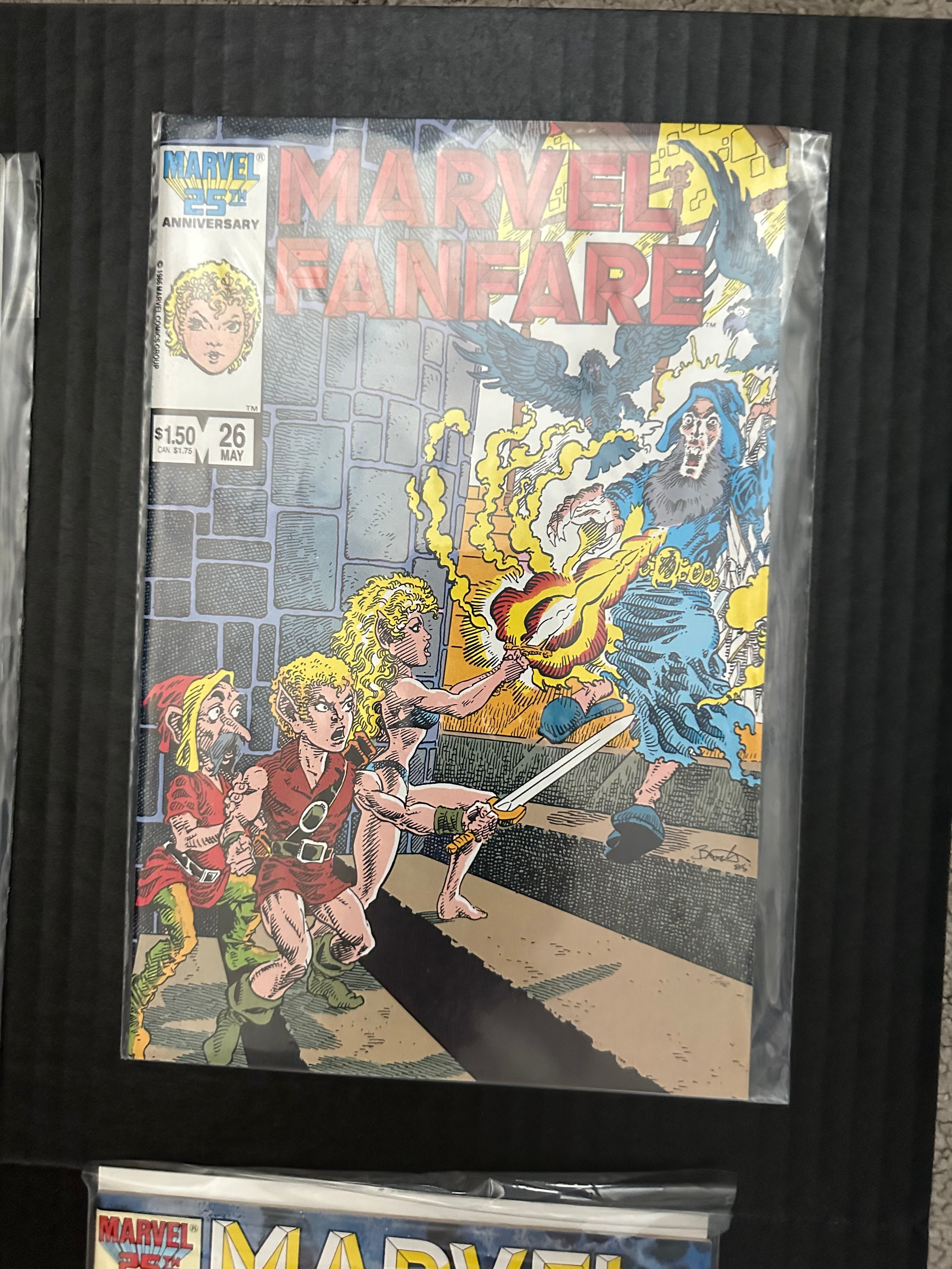 Lot of 33 Marvel Fanfare comics (1982 - 1988) 3 Key Issues by Ugly Monkey Comics